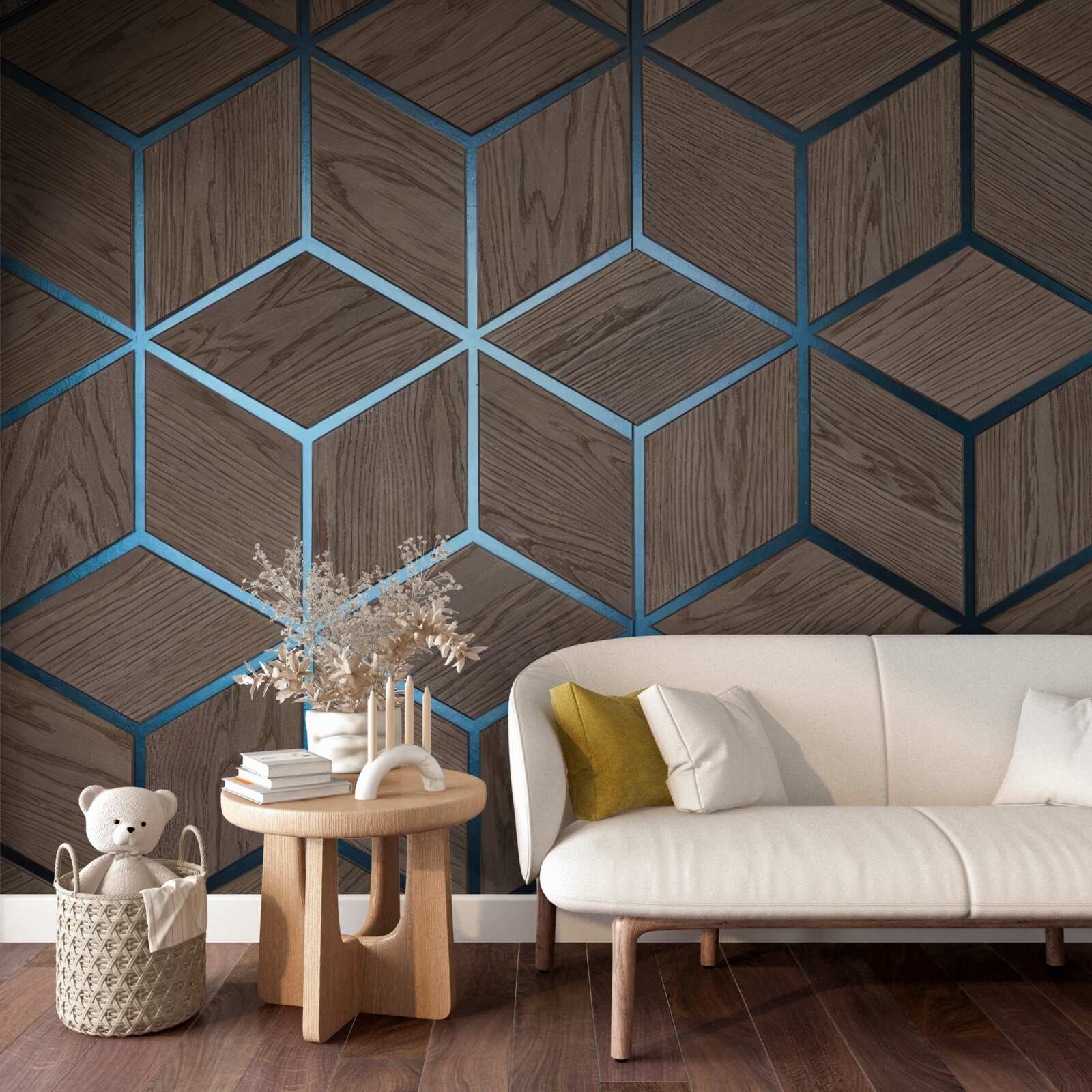 Fototapeta pozadie s parketovým vzorom