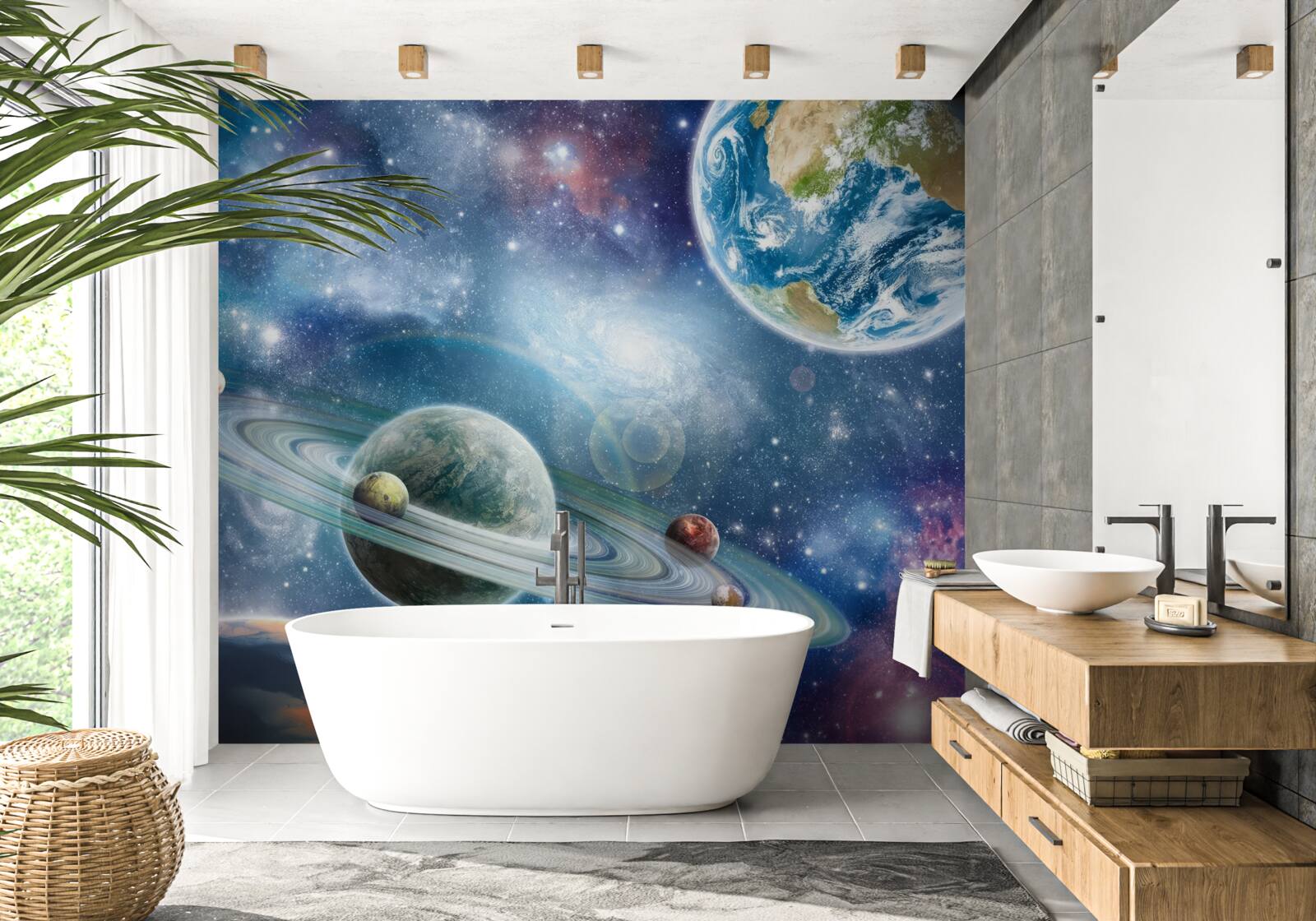 Fototapeta nebeských telies vo vesmíre