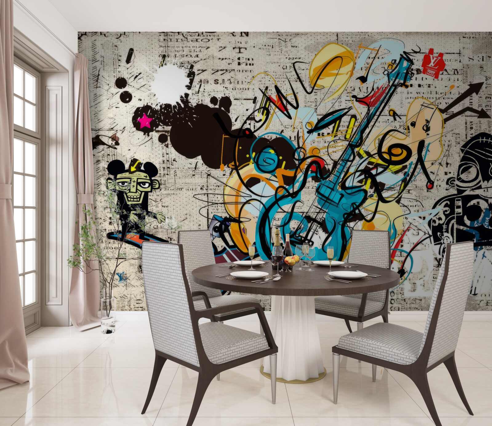 Fototapeta maľovanie stien