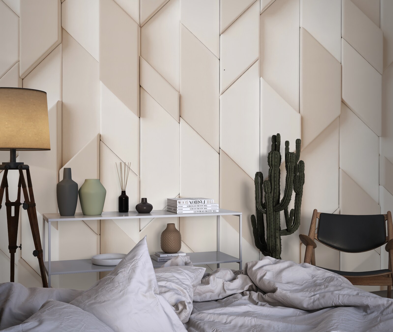 Fototapeta trojrozmerné tvary so štyrmi tvárami