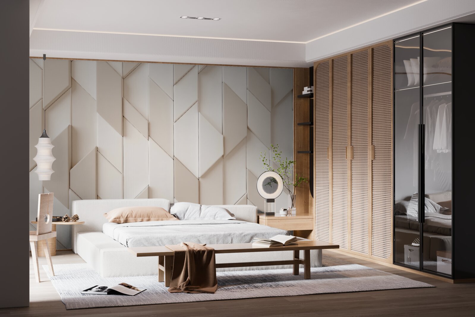 Fototapeta trojrozmerné tvary so štyrmi tvárami