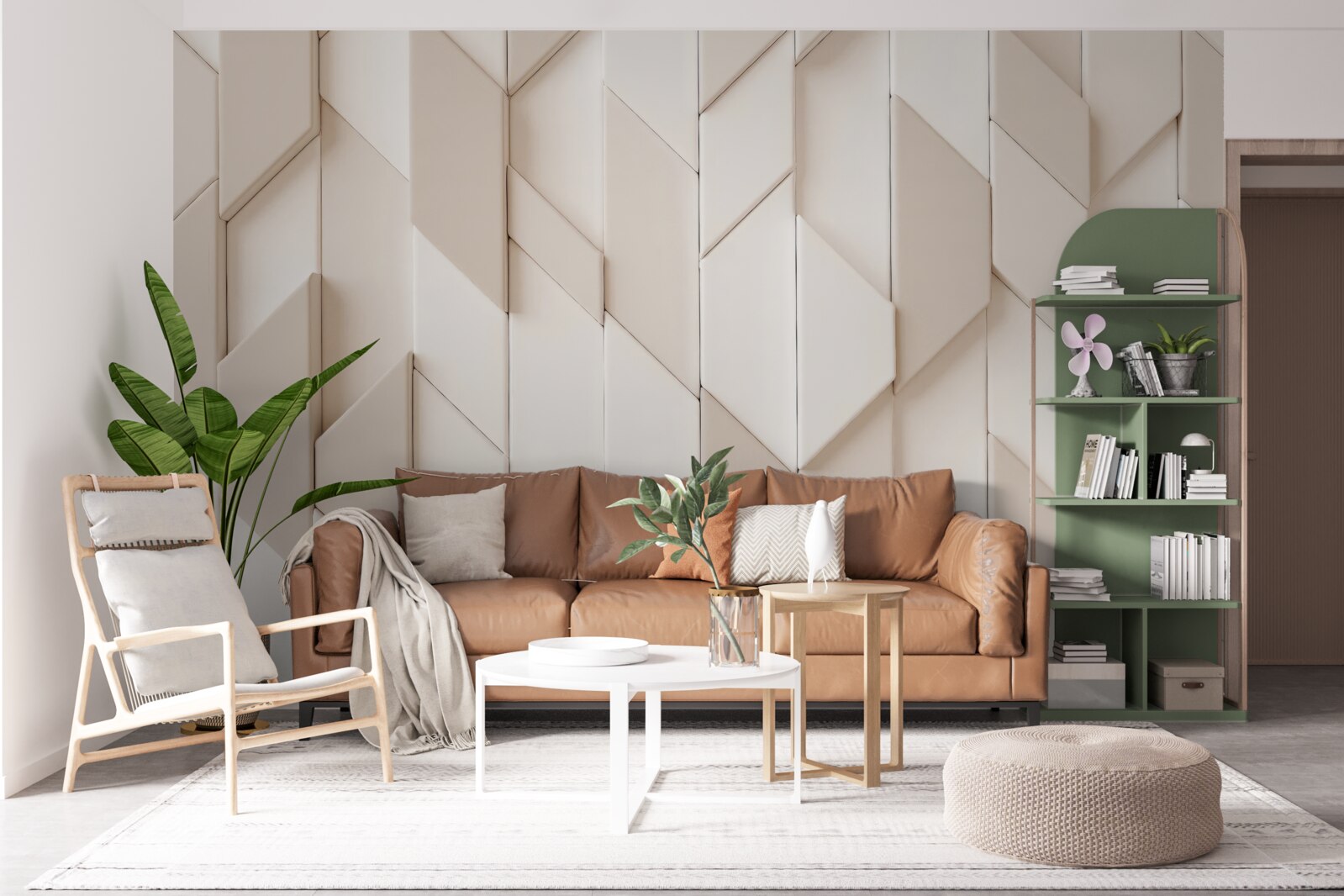 Fototapeta trojrozmerné tvary so štyrmi tvárami