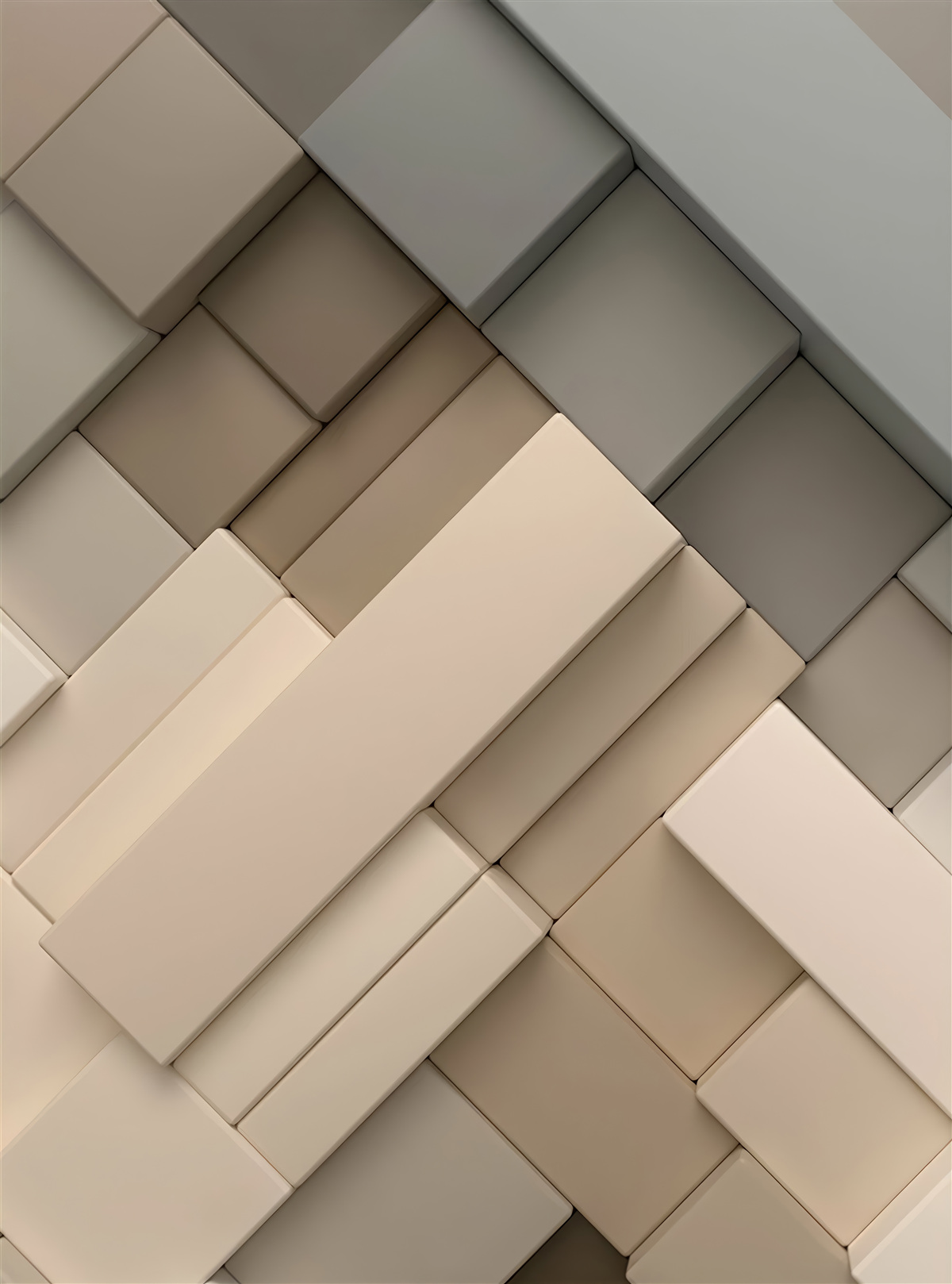 Fototapeta ľahké geometrické tvary s objemom