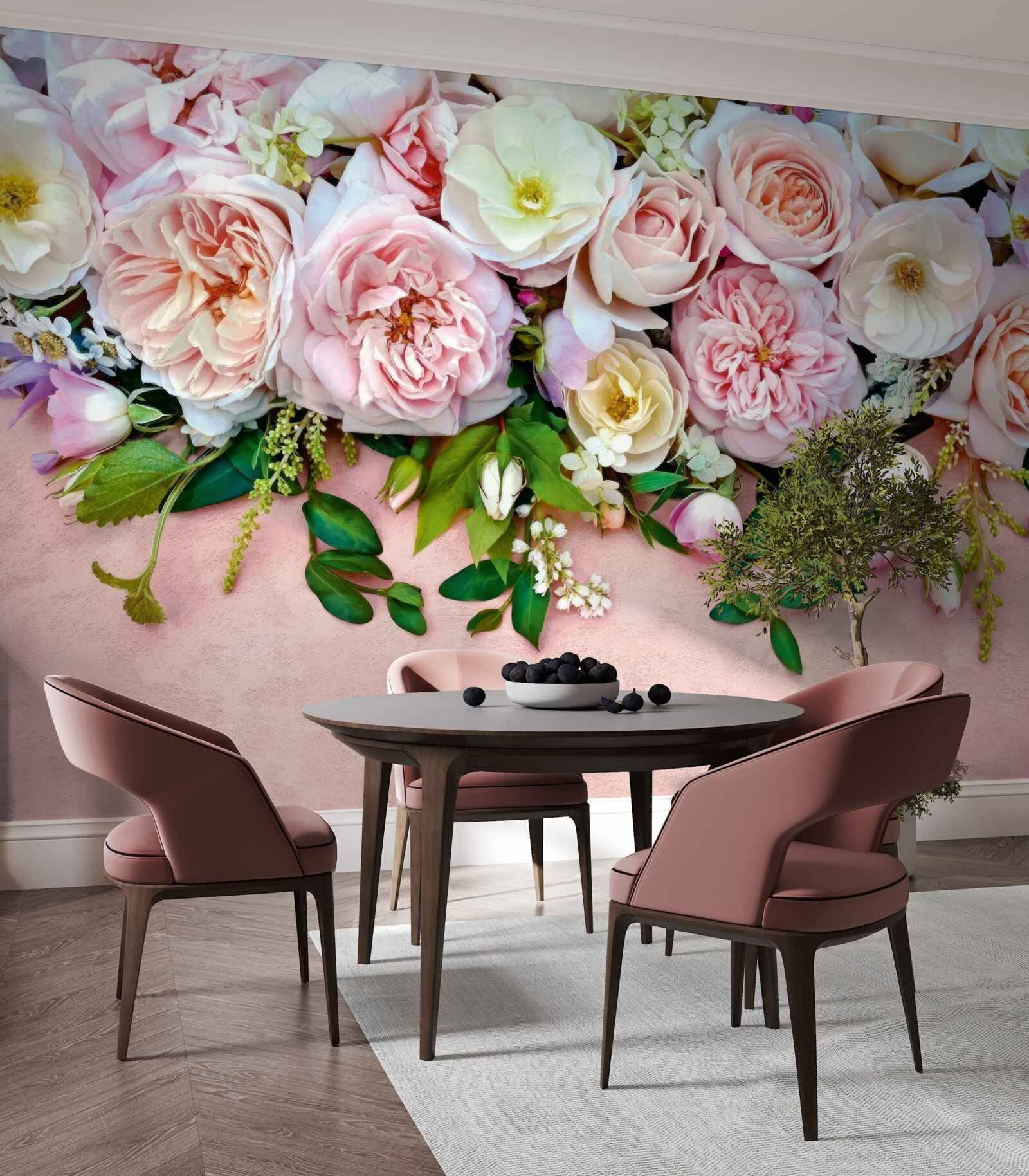 Fototapeta ľahké a jemné ruže