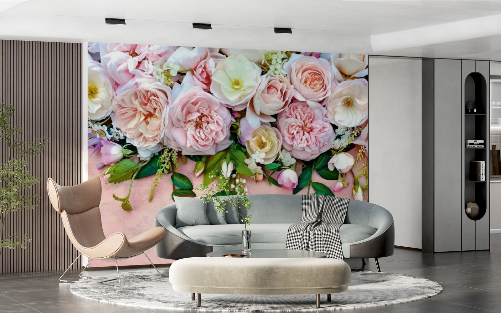 Fototapeta ľahké a jemné ruže