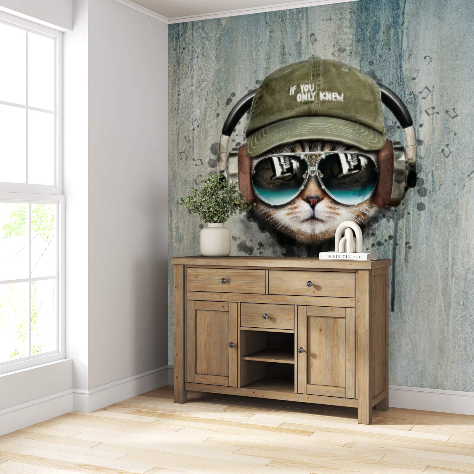 Fototapeta módna mačka