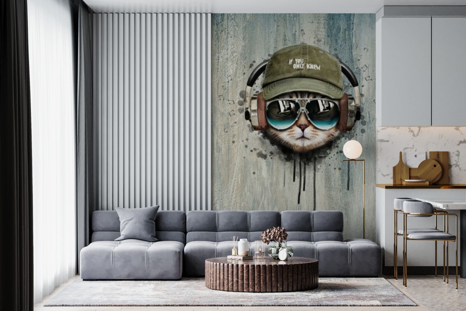 Fototapeta módna mačka