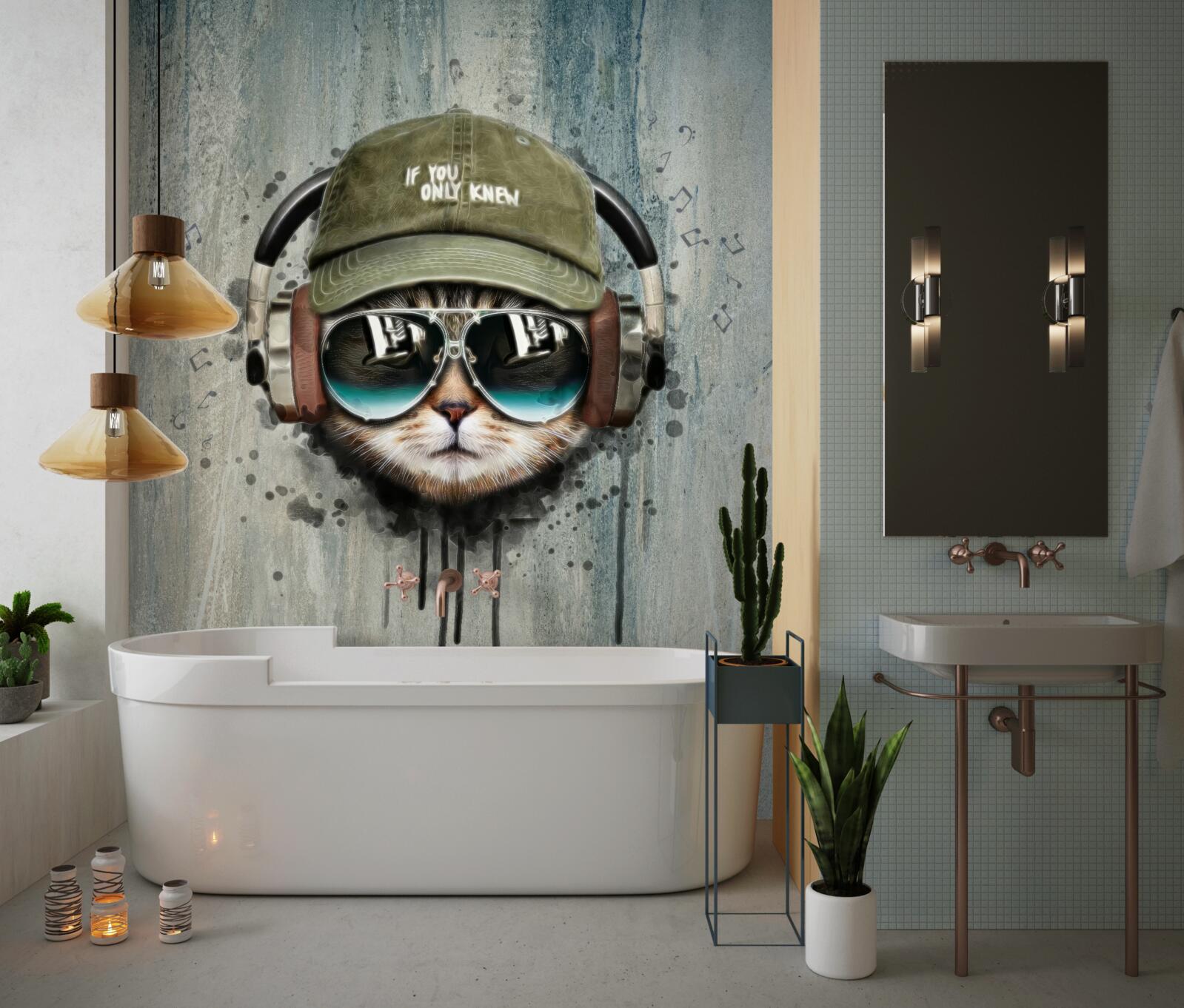 Fototapeta módna mačka