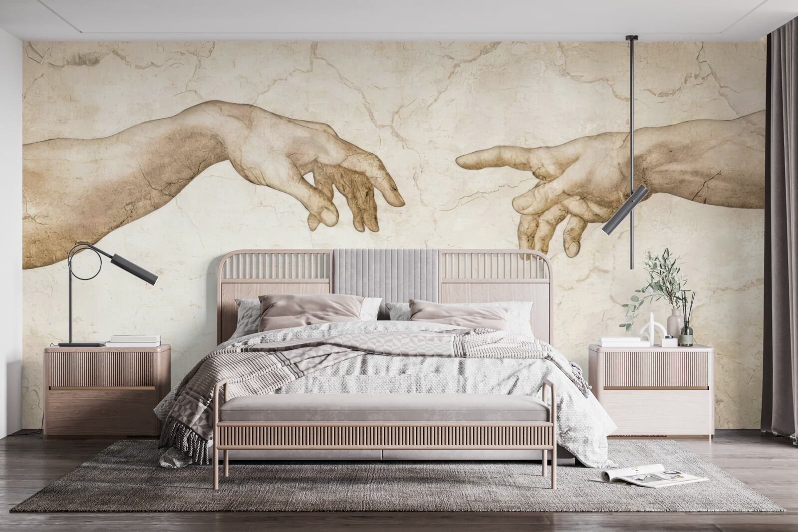 Fototapeta dve ruky natiahnuté k sebe