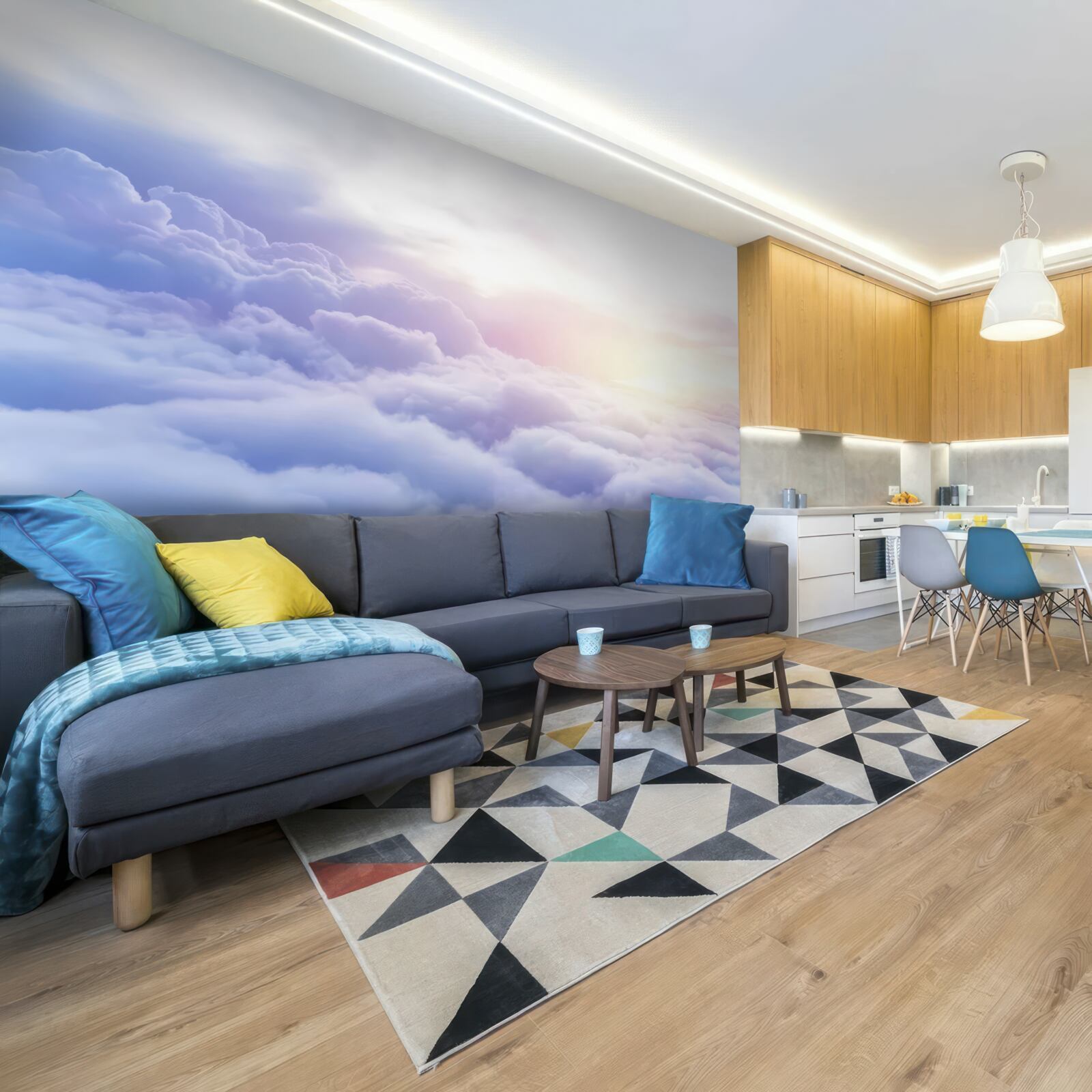 Fototapeta husté mraky