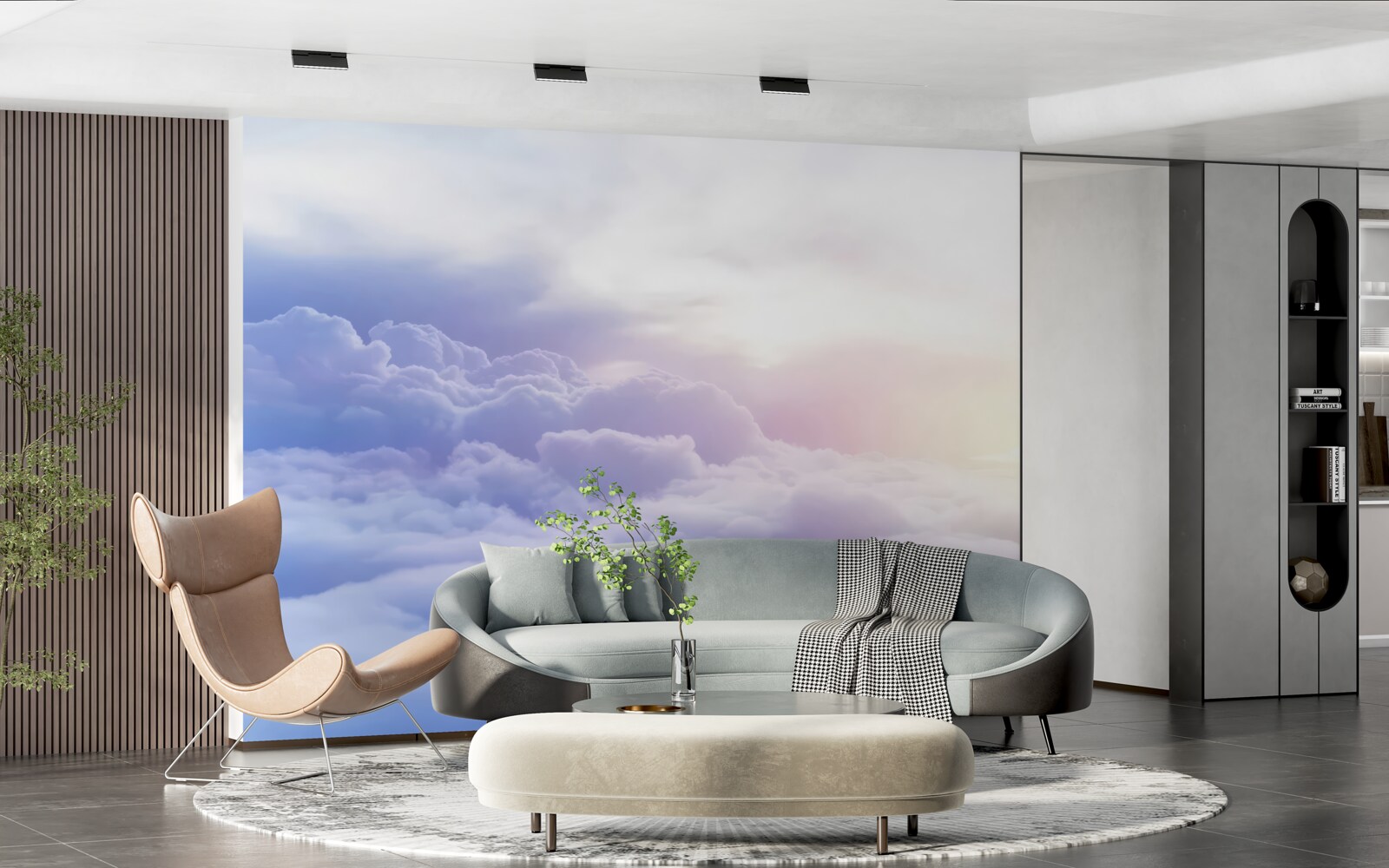 Fototapeta husté mraky