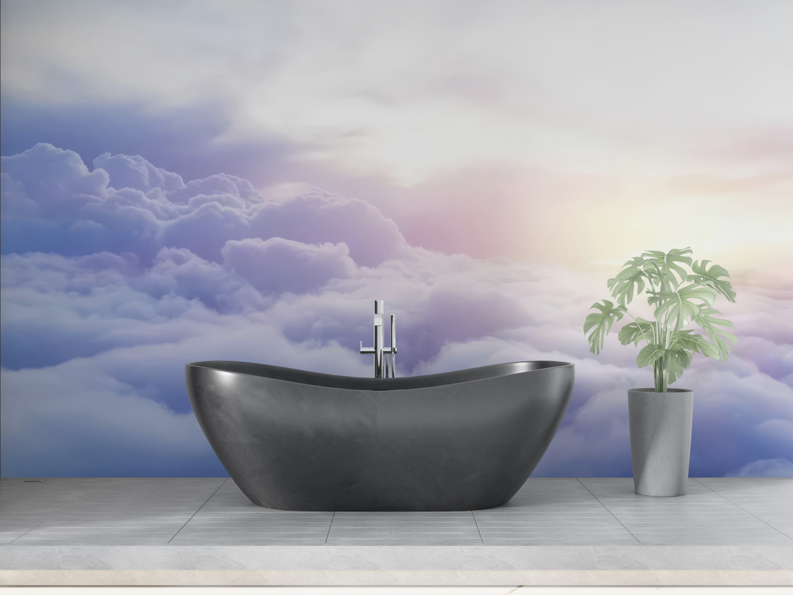 Fototapeta husté mraky