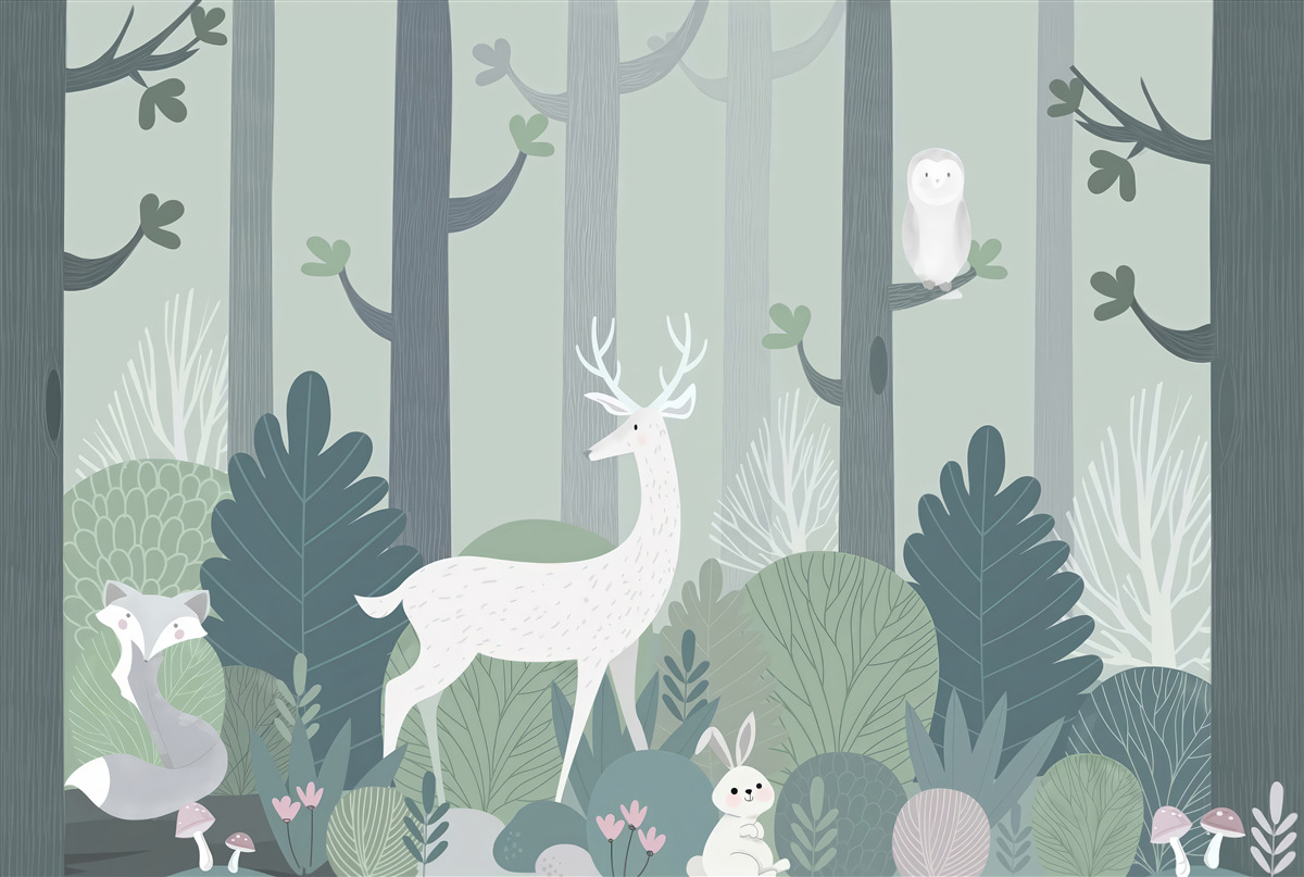 Fototapeta zvieratá v tmavej húštine