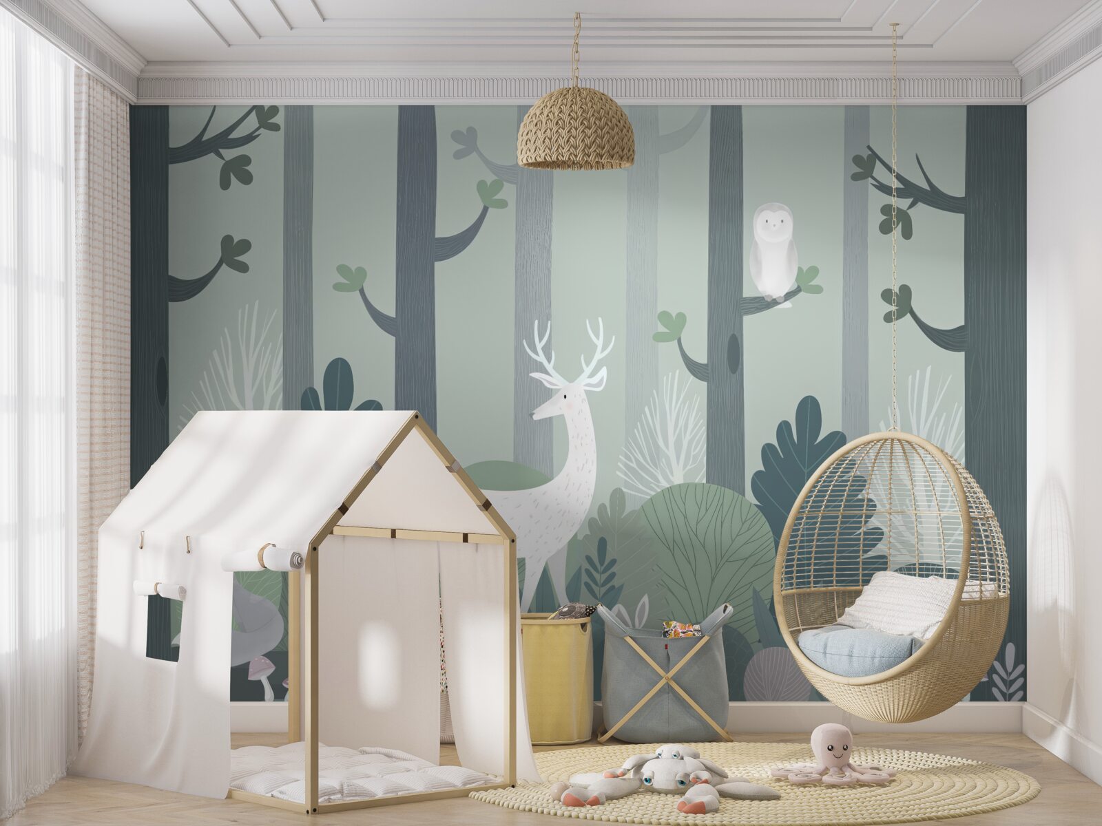 Fototapeta zvieratá v tmavej húštine