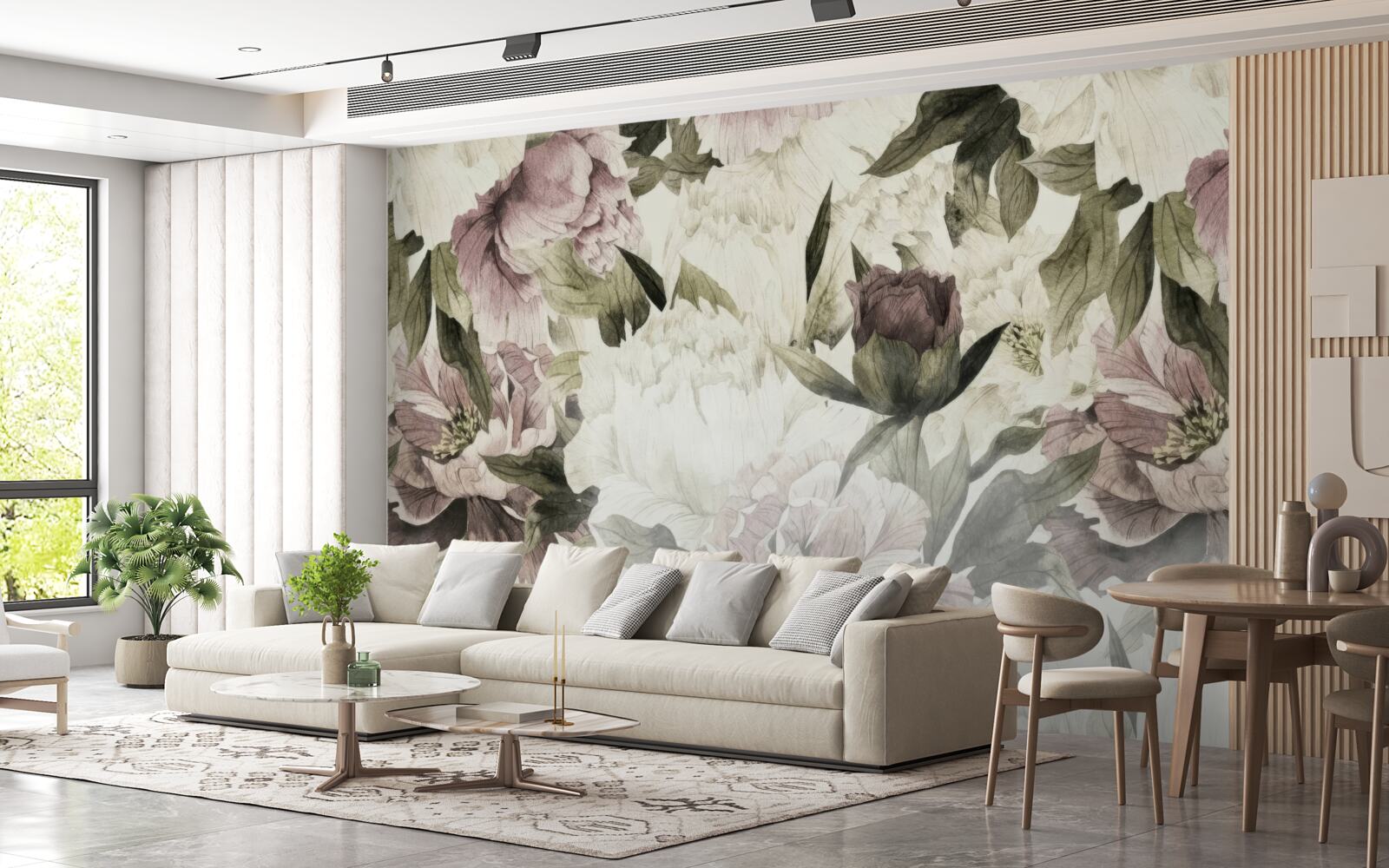 Fototapeta obrázky rôznych veľkých kvetov