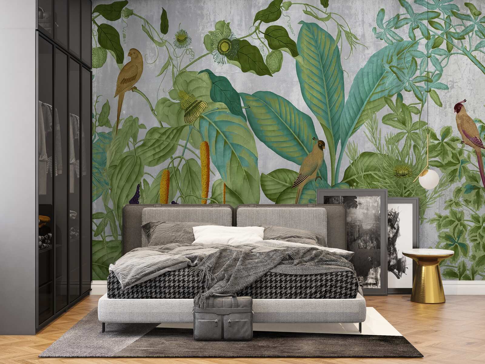 Fototapeta Medzi zelenými listami sú papagáje