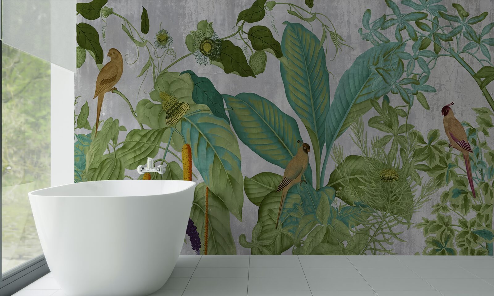 Fototapeta Medzi zelenými listami sú papagáje