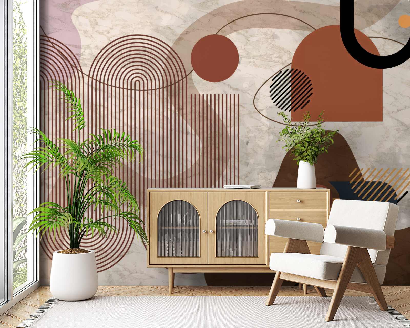 Fototapeta tmavé farby v abstraktnom štýle