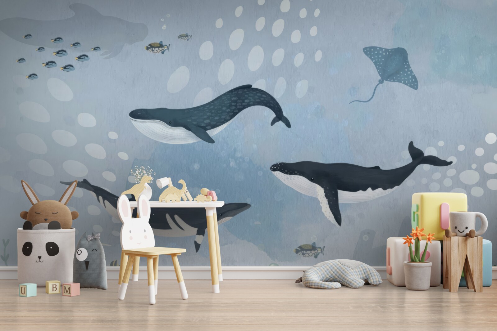 Fototapeta podmorské kráľovstvo veľrýb