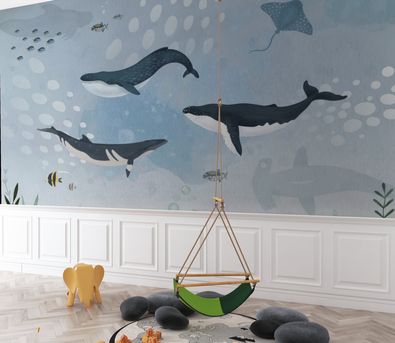 Fototapeta podmorské kráľovstvo veľrýb