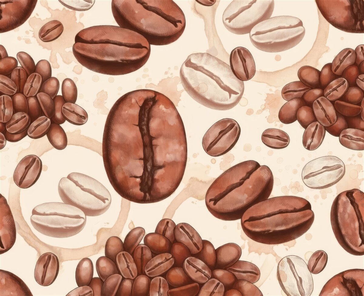 Fototapeta kávové zrná