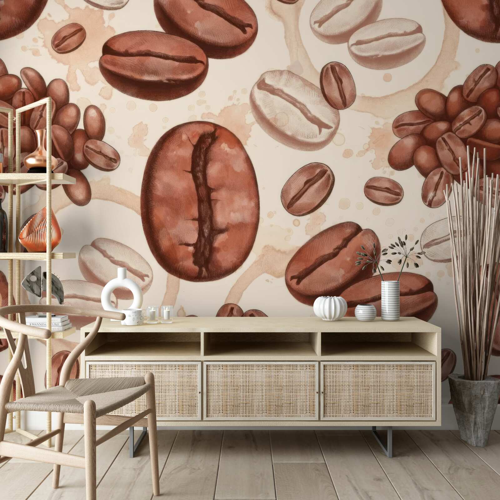 Fototapeta kávové zrná