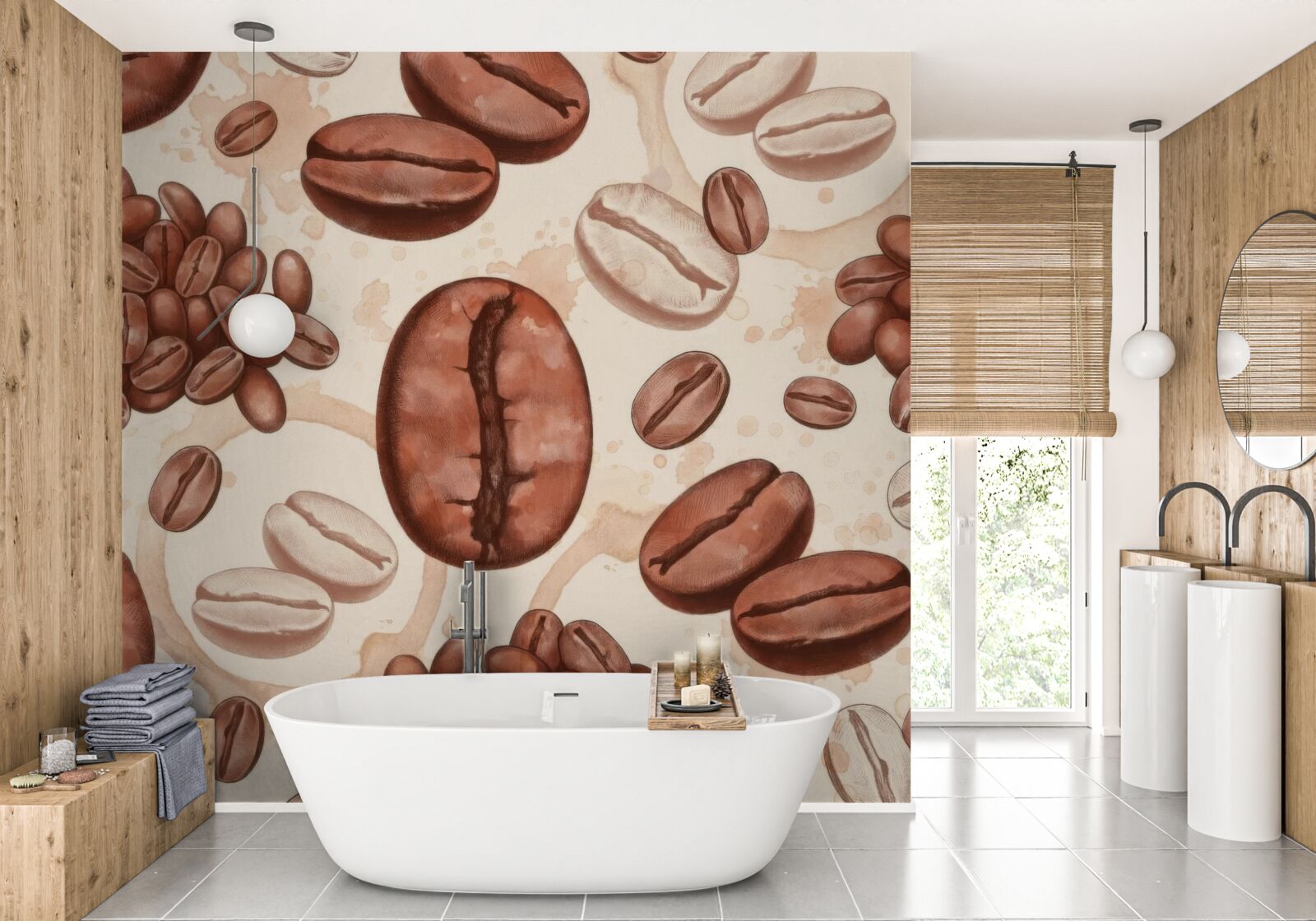 Fototapeta kávové zrná