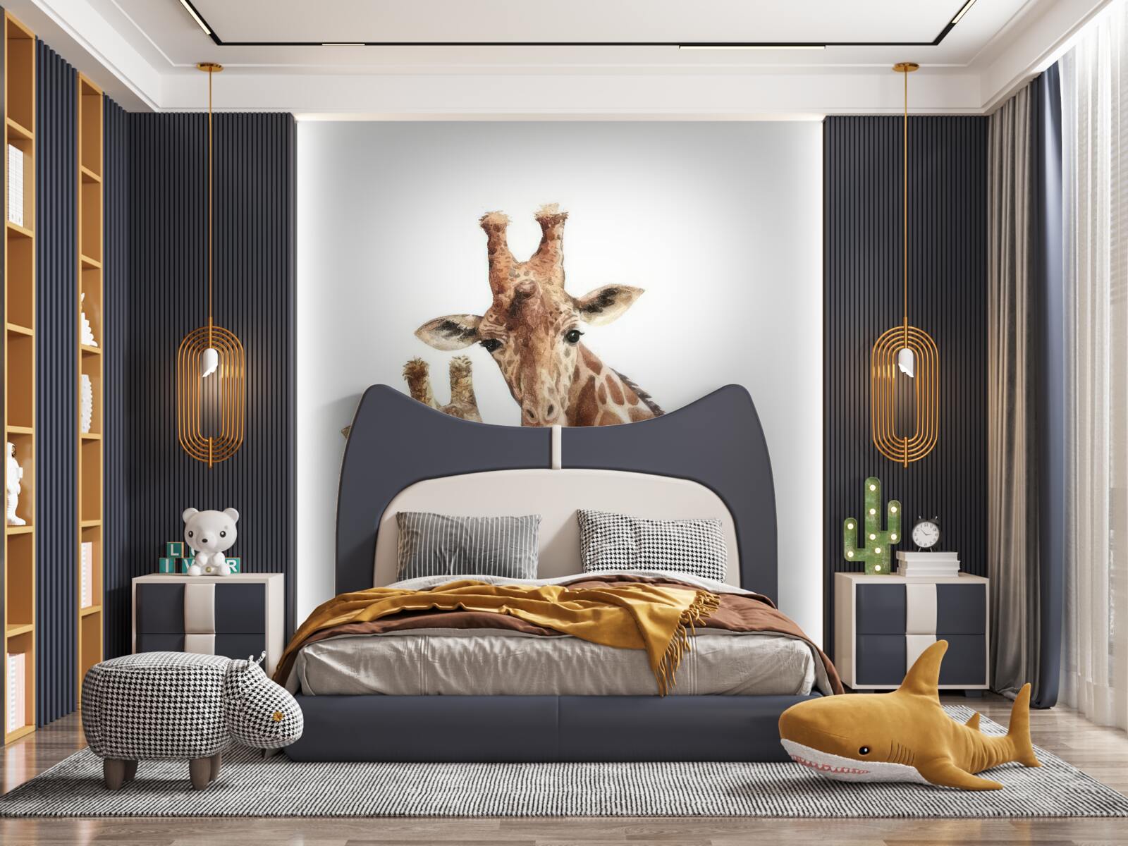 Fototapeta žirafia rodinka