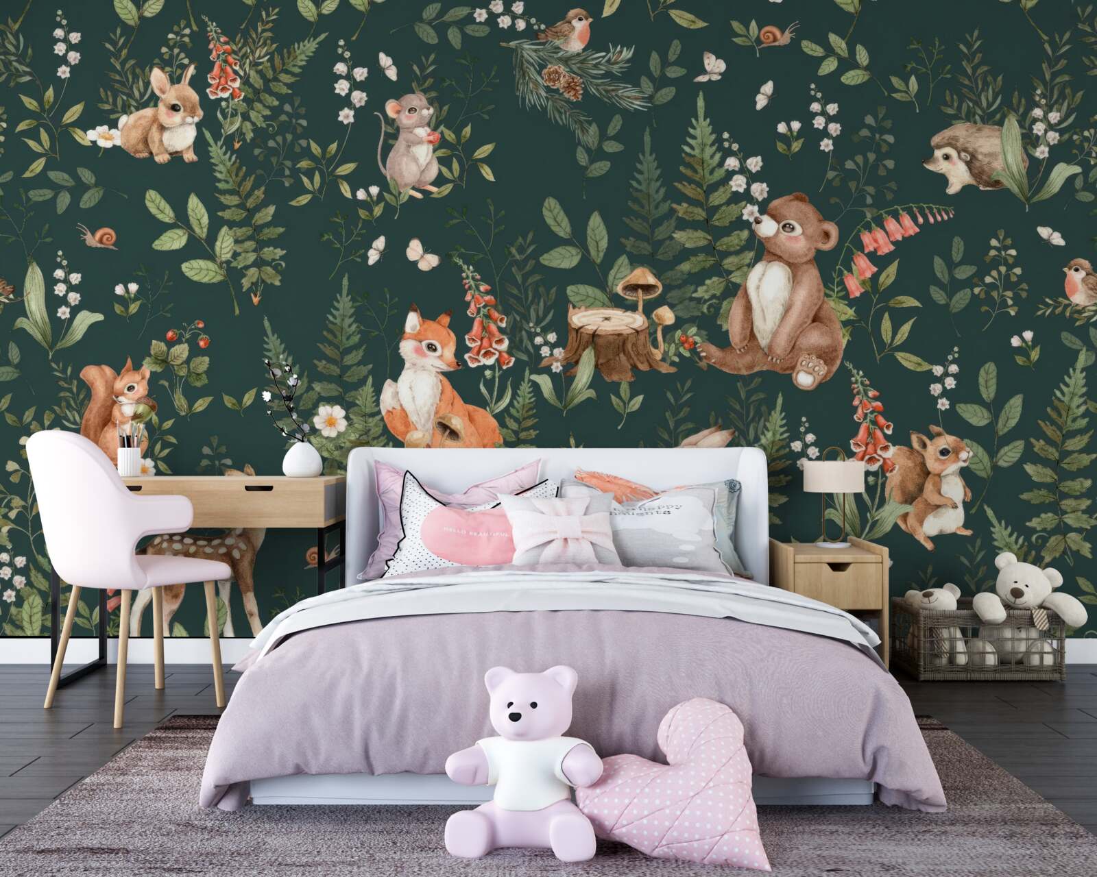 Fototapeta Medzi zelenými listami sú rôzne zvieratá