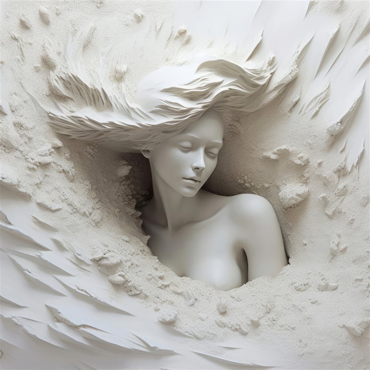 Fototapeta mladá dáma s voľne padajúcimi kučerami