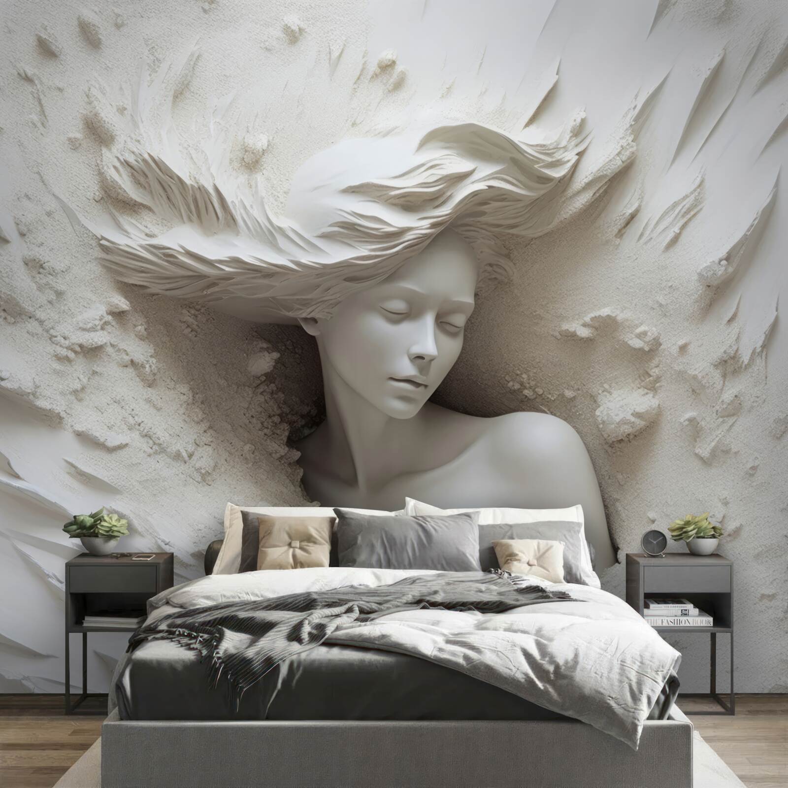 Fototapeta mladá dáma s voľne padajúcimi kučerami