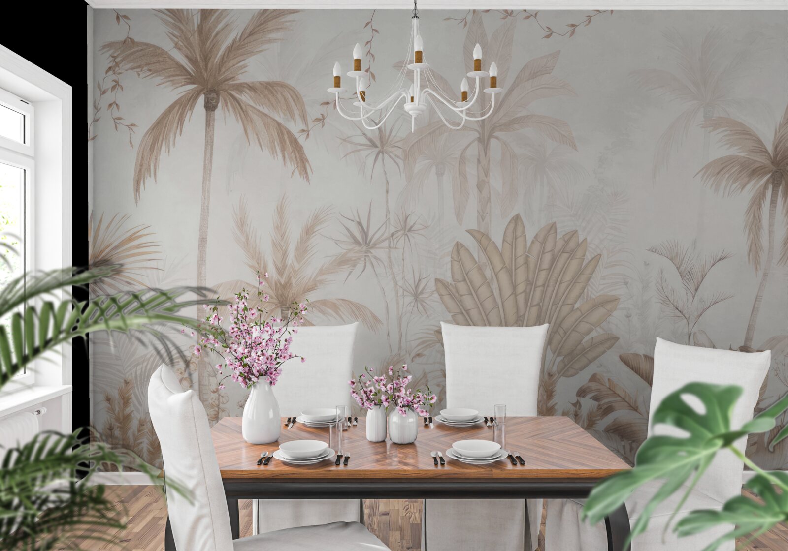 Fototapeta rastliny v odtieňoch hnedej