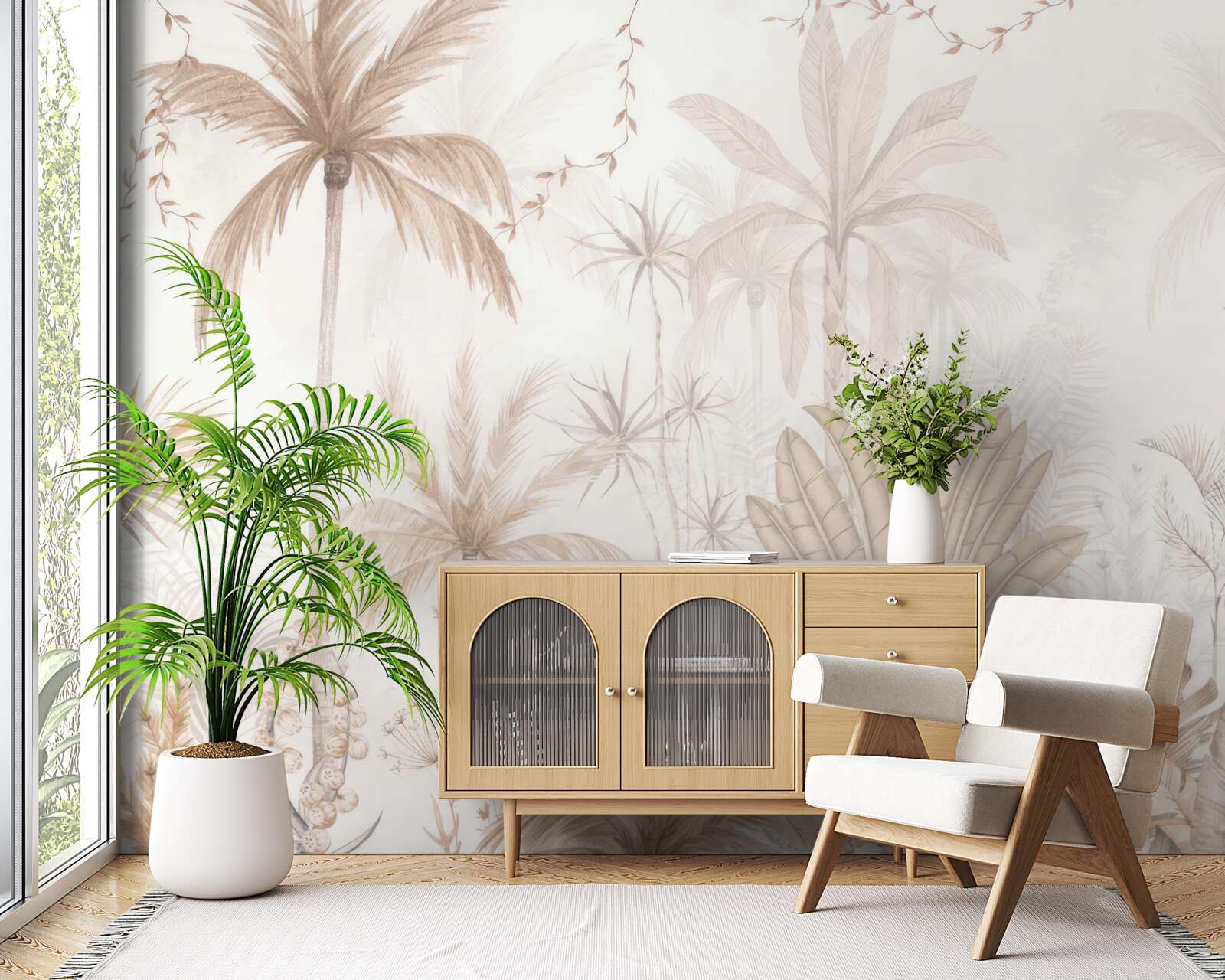 Fototapeta rastliny v odtieňoch hnedej