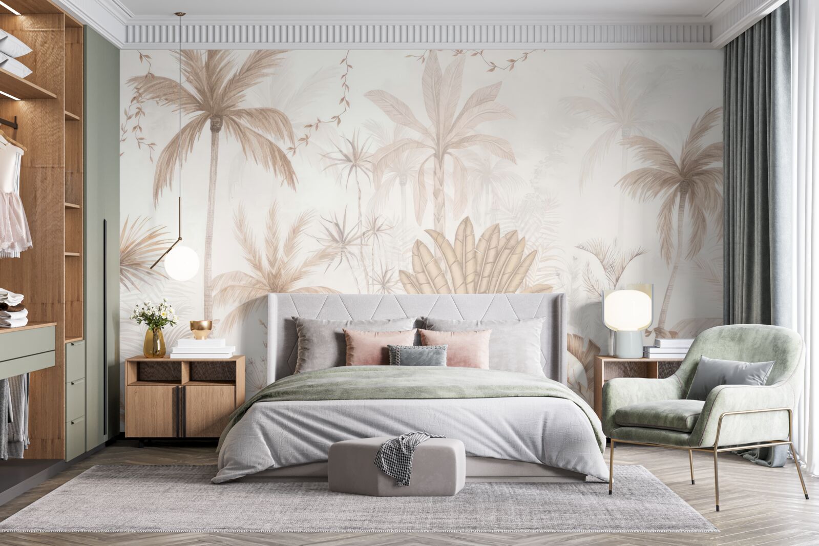 Fototapeta rastliny v odtieňoch hnedej