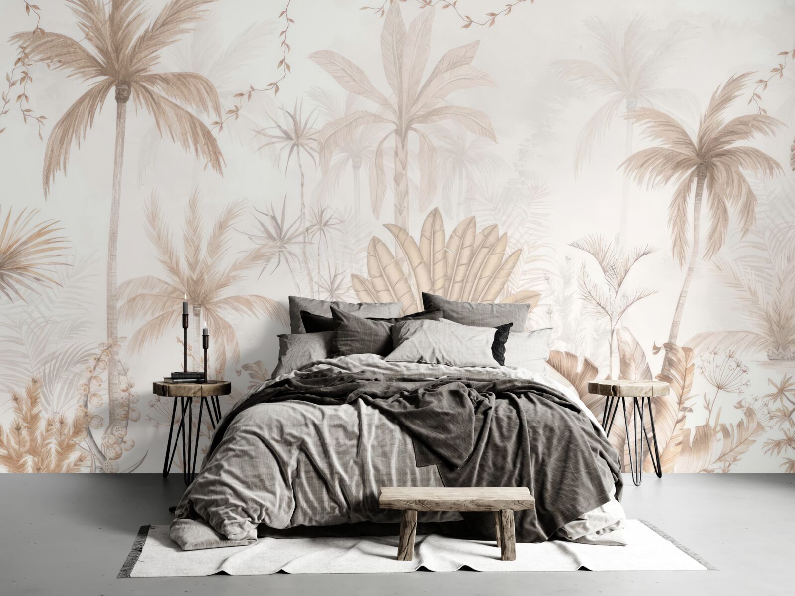 Fototapeta rastliny v odtieňoch hnedej