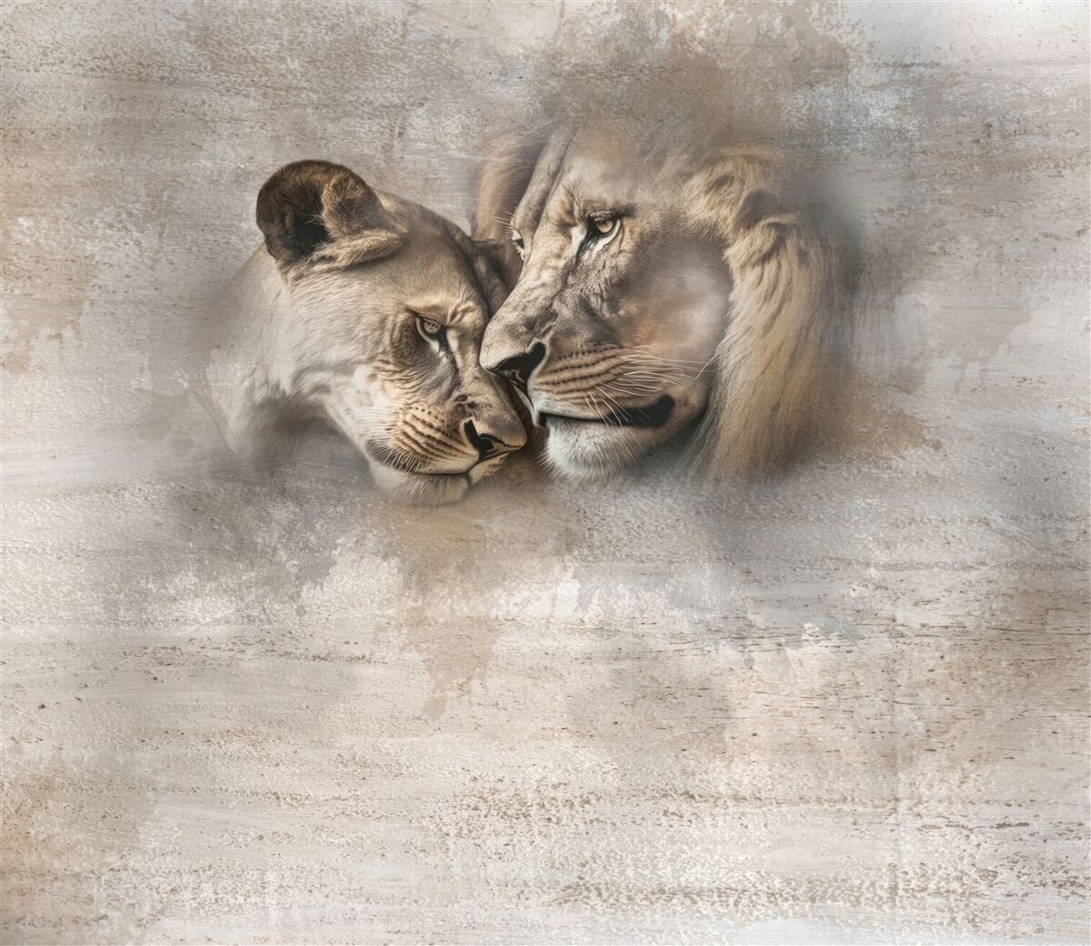 Fototapeta pár levov