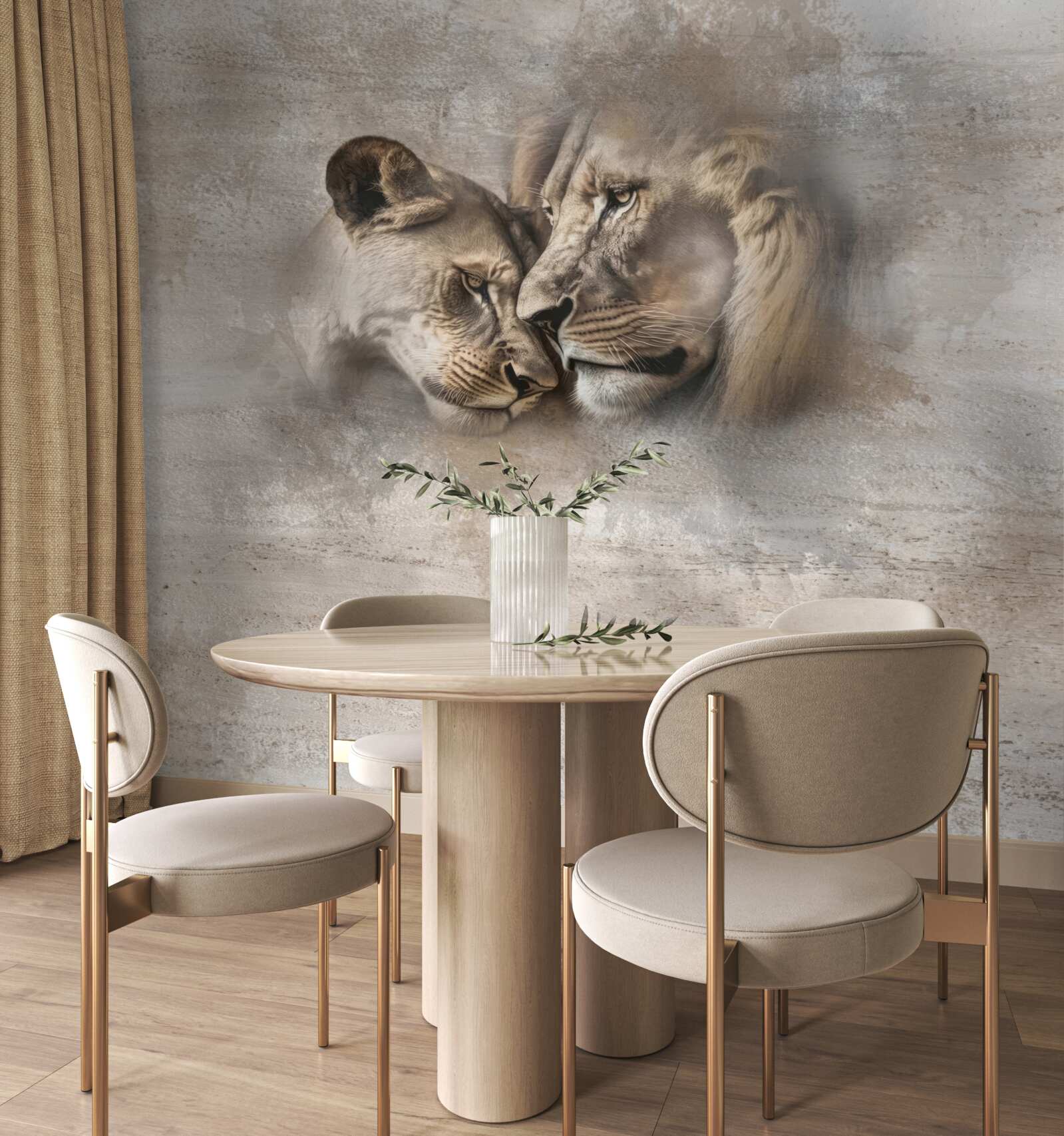 Fototapeta pár levov