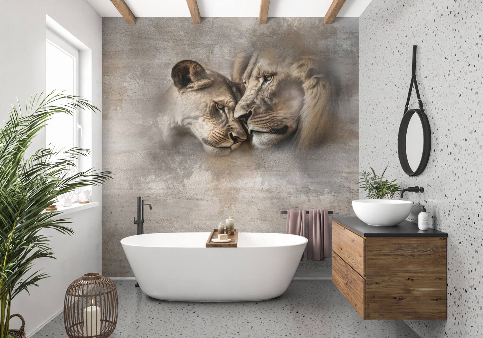 Fototapeta pár levov