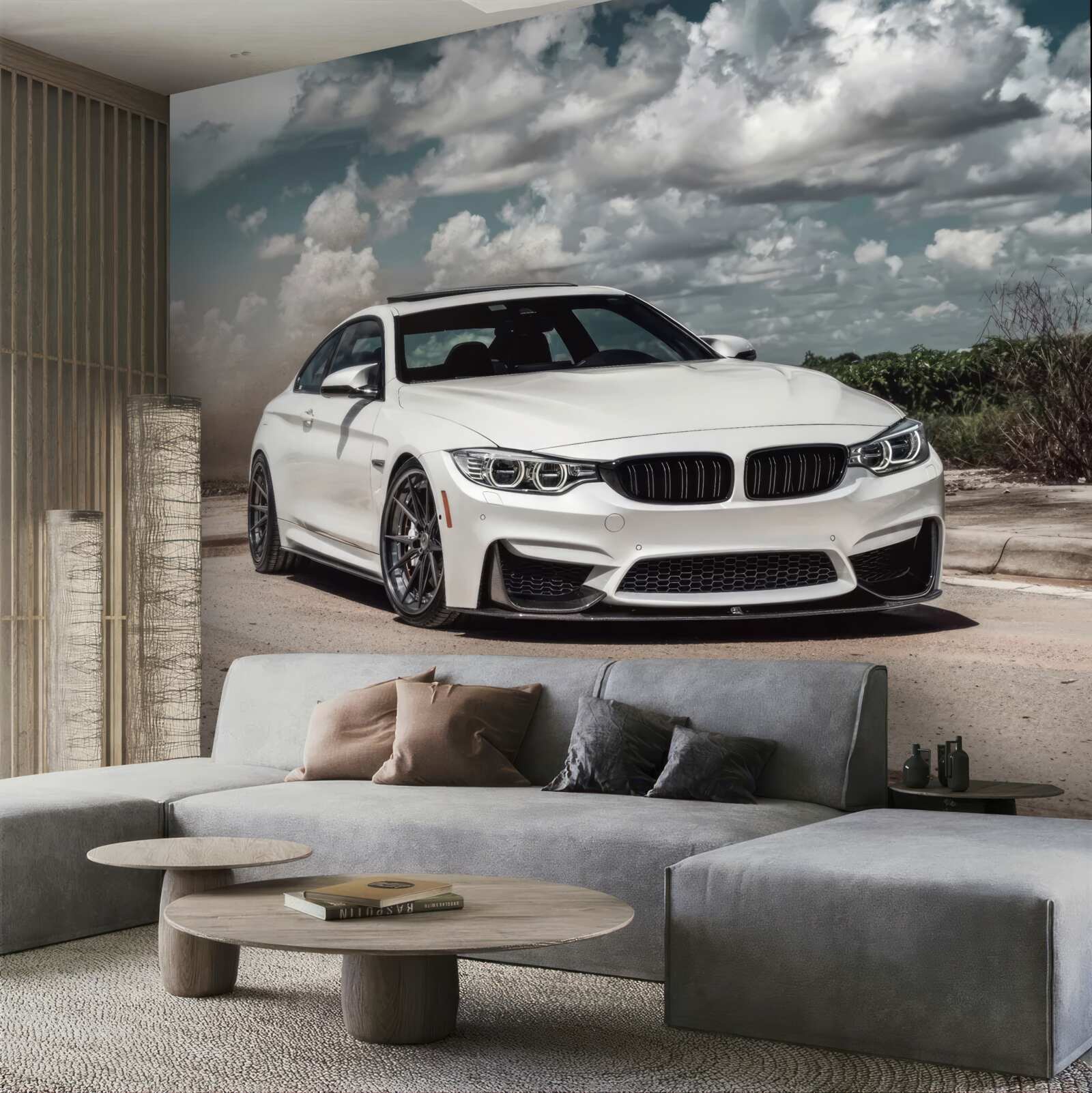 Fototapeta auto je biele