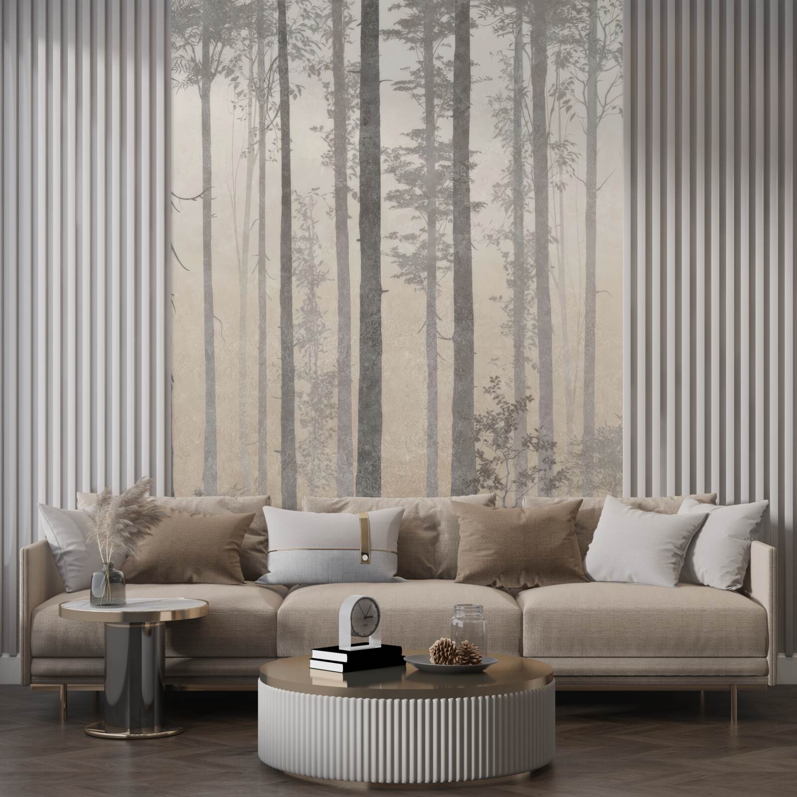 Fototapeta hmlový les