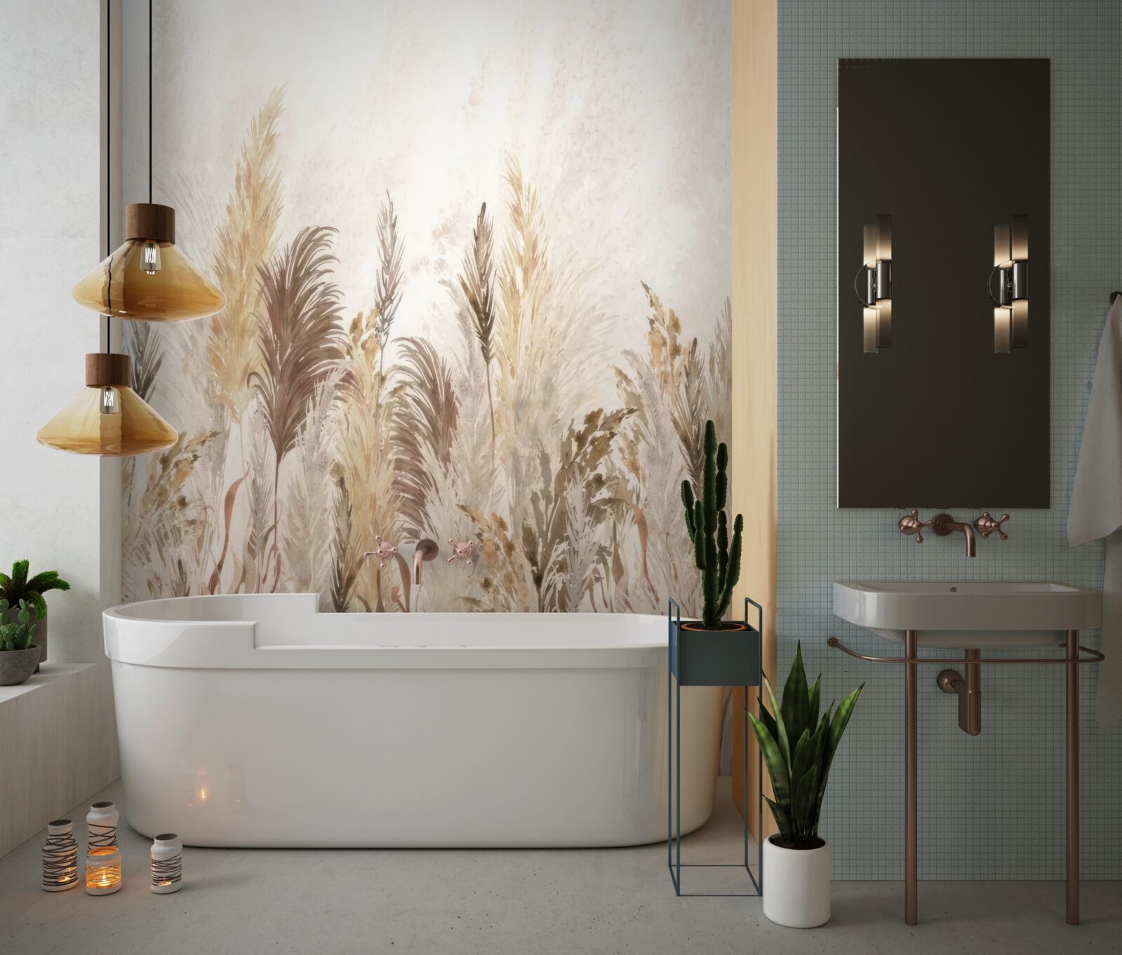 Fototapeta rastliny sú hnedé