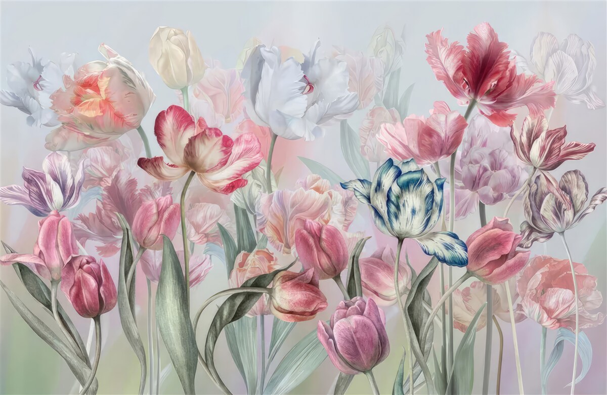 Fototapeta rôzne krásne kvety