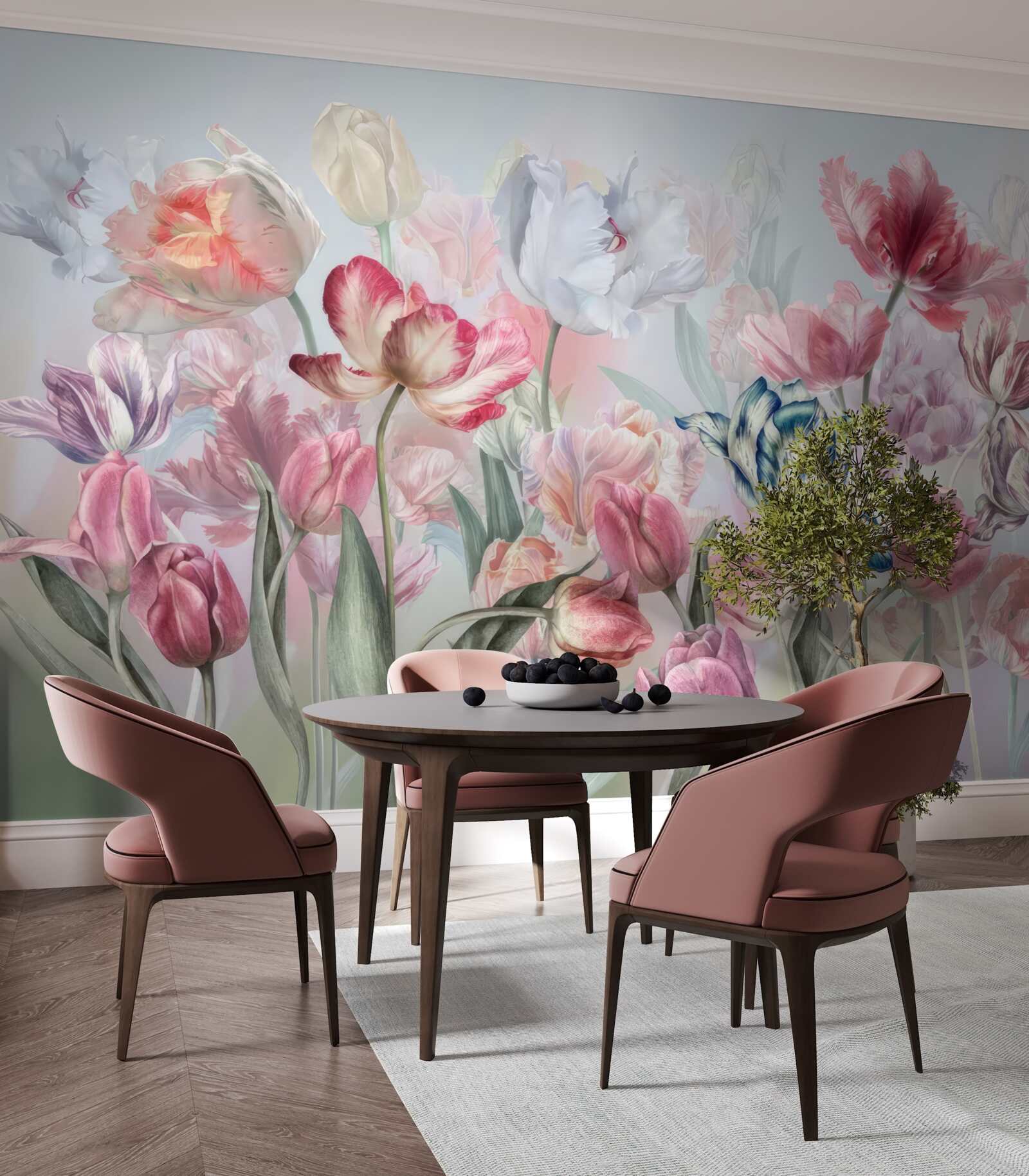 Fototapeta rôzne krásne kvety