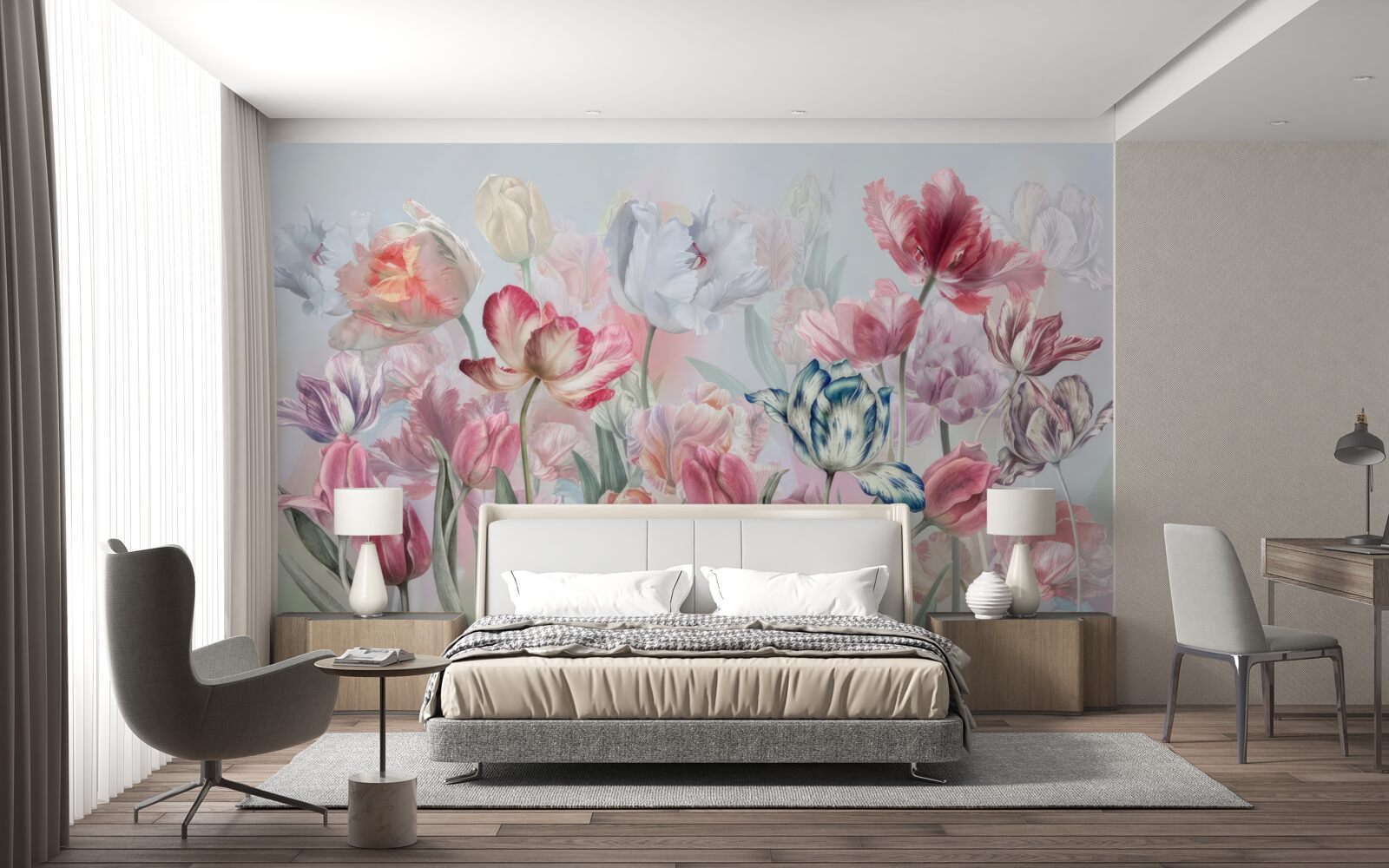 Fototapeta rôzne krásne kvety