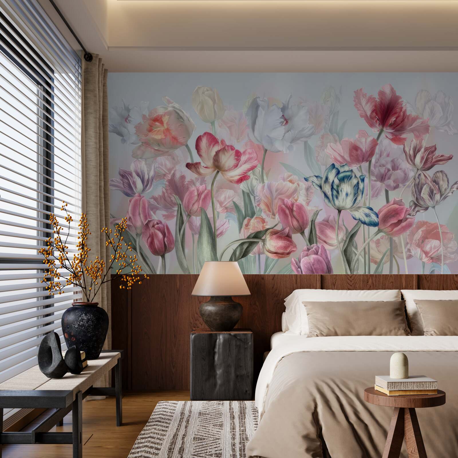 Fototapeta rôzne krásne kvety