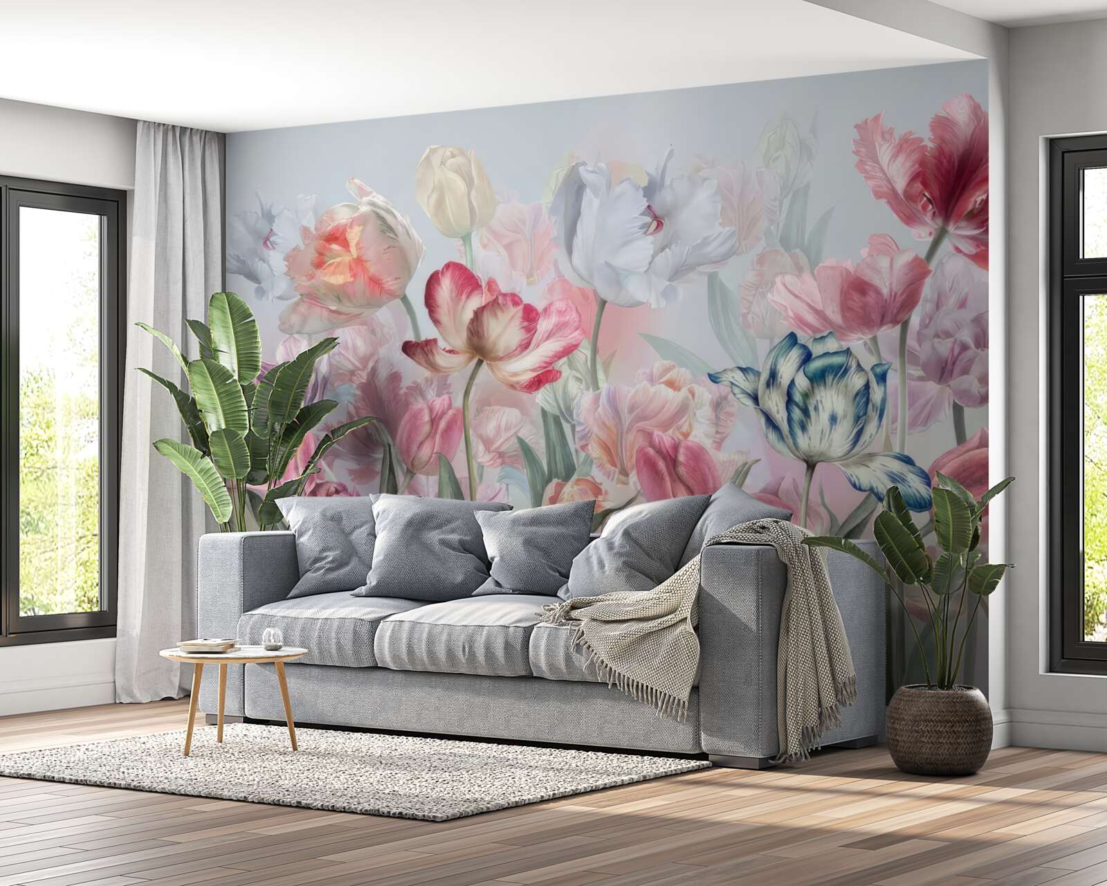 Fototapeta rôzne krásne kvety