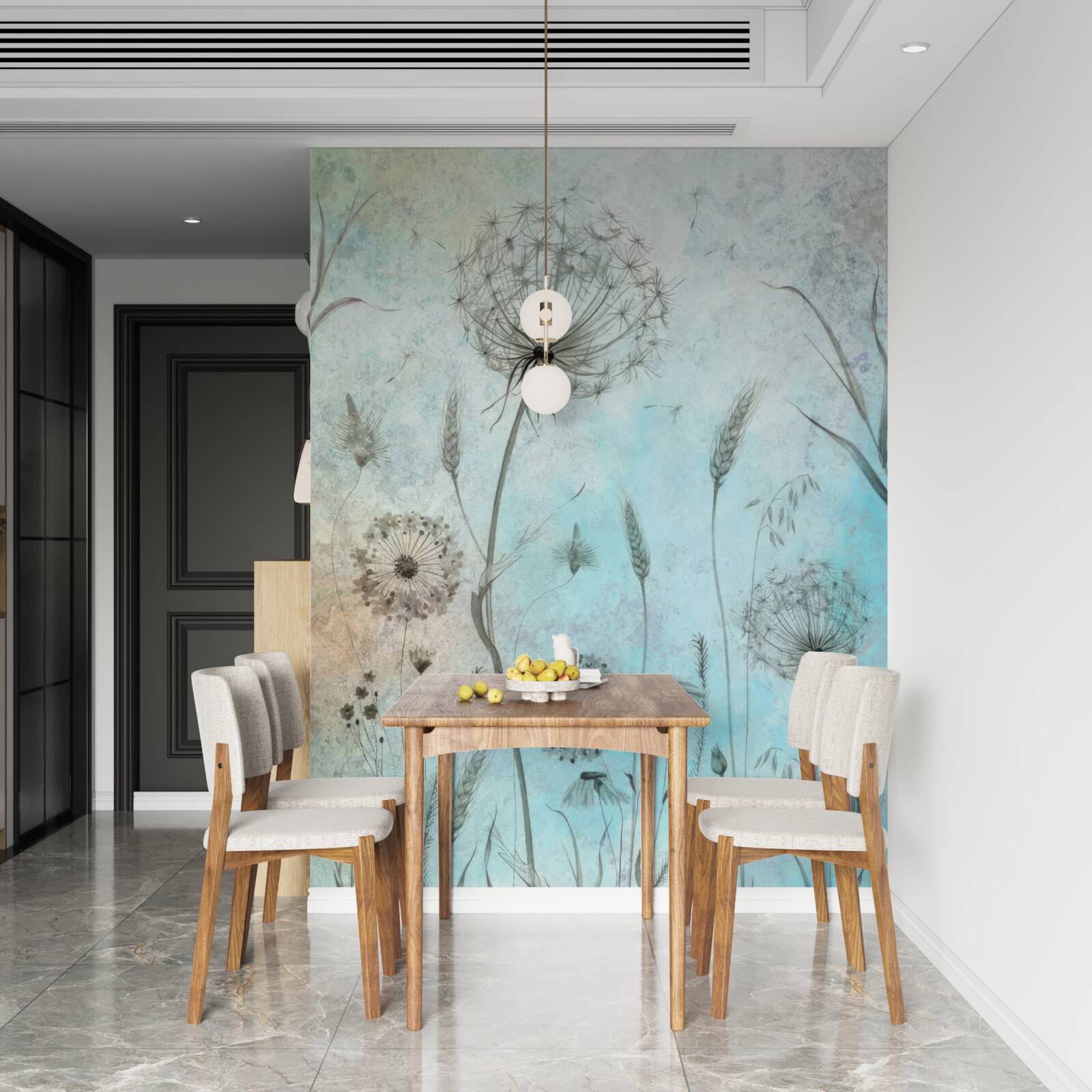 Fototapeta pšenica a púpava