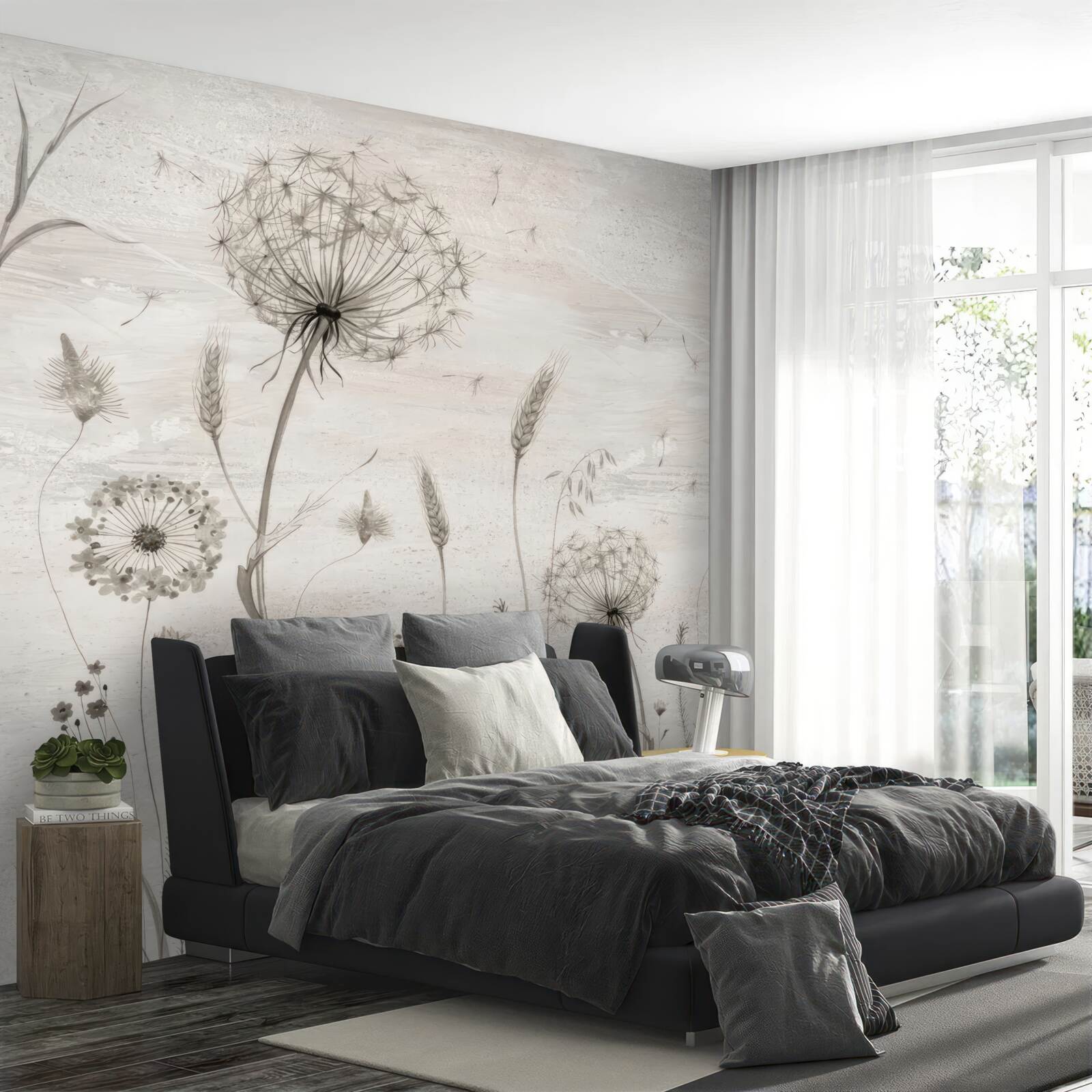 Fototapeta púpava a klasy pšenice ilustrácie