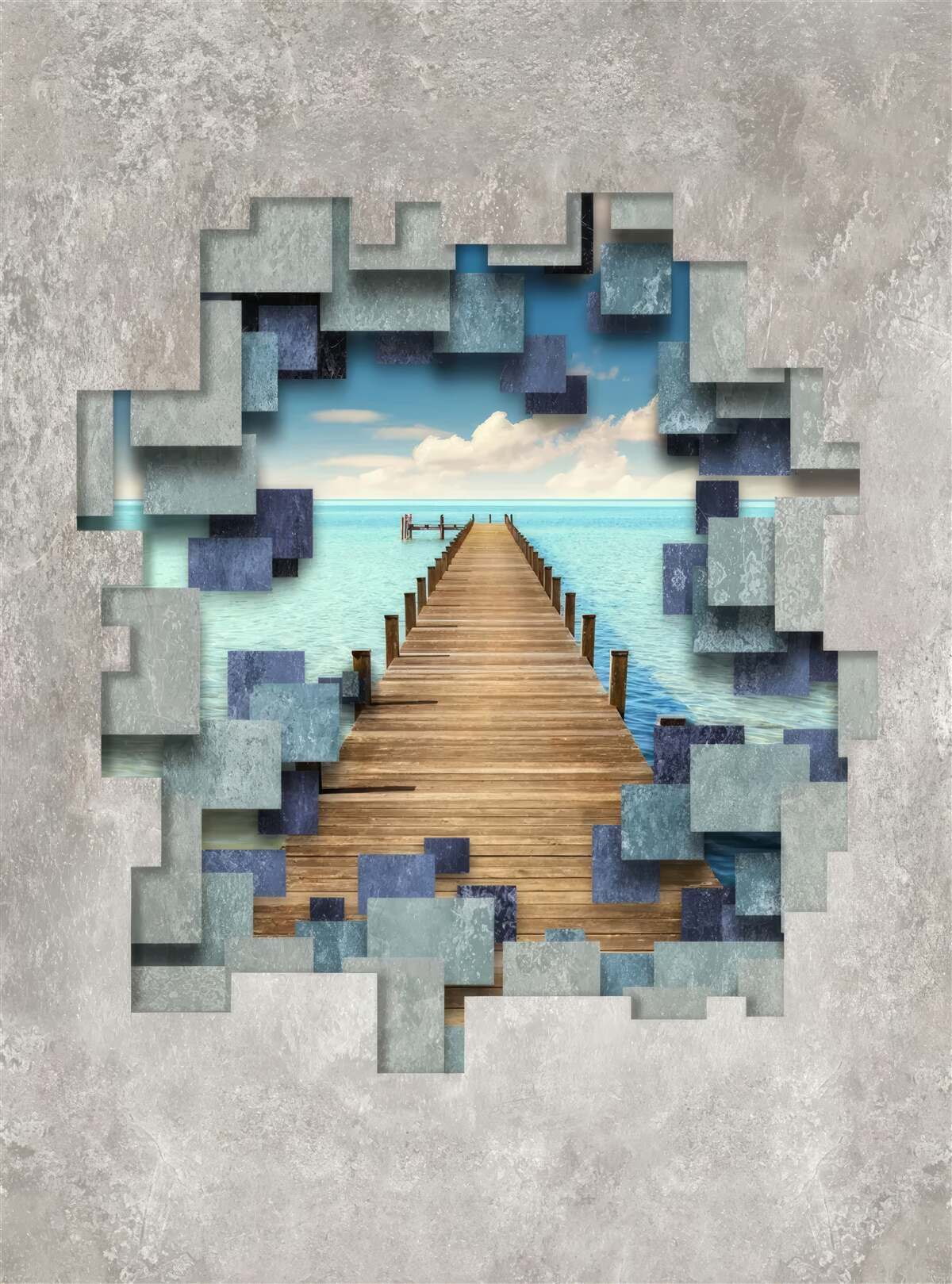 Fototapeta výhľad na most a oceán