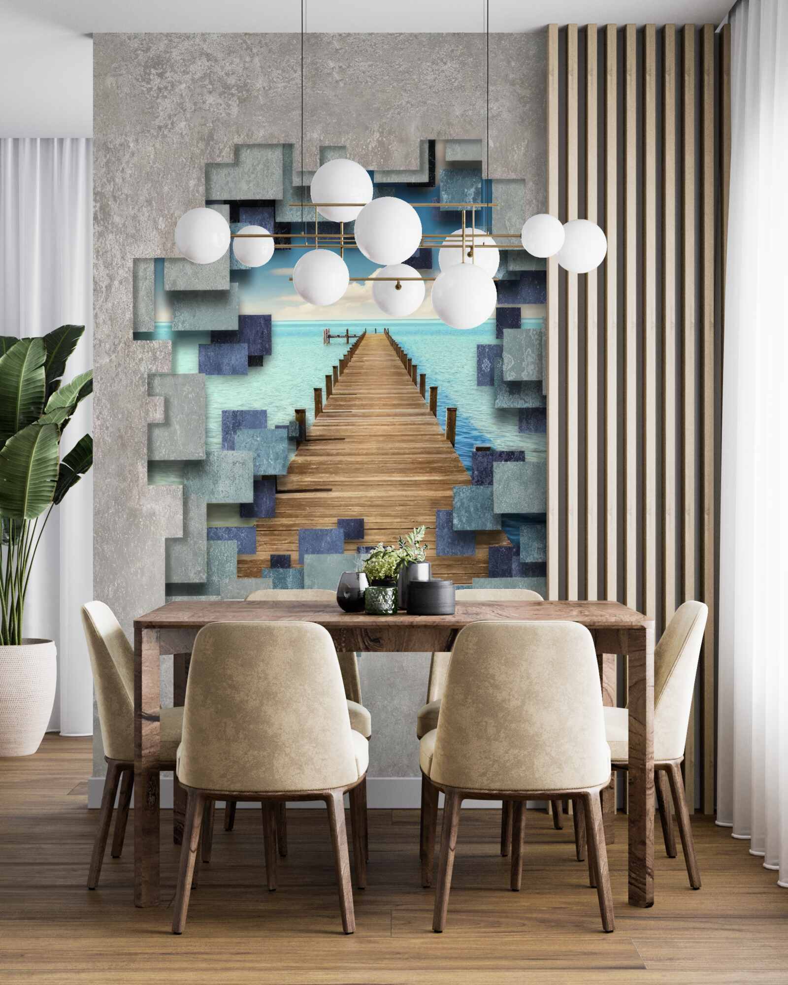 Fototapeta výhľad na most a oceán